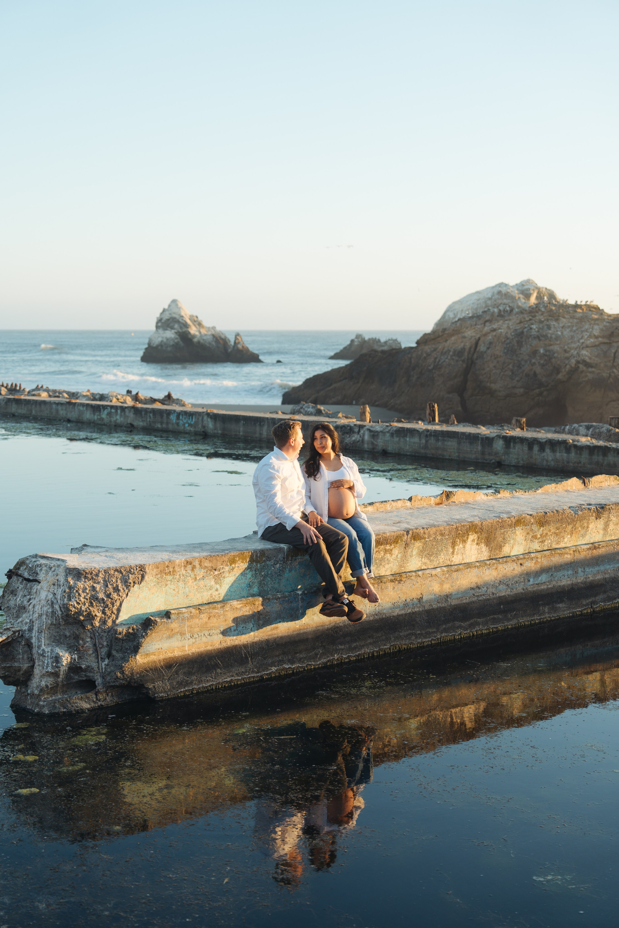 Deicy Maternity Session at Sutro Baths. Soulo Photography | San Francisco Bay Area Based Photographer