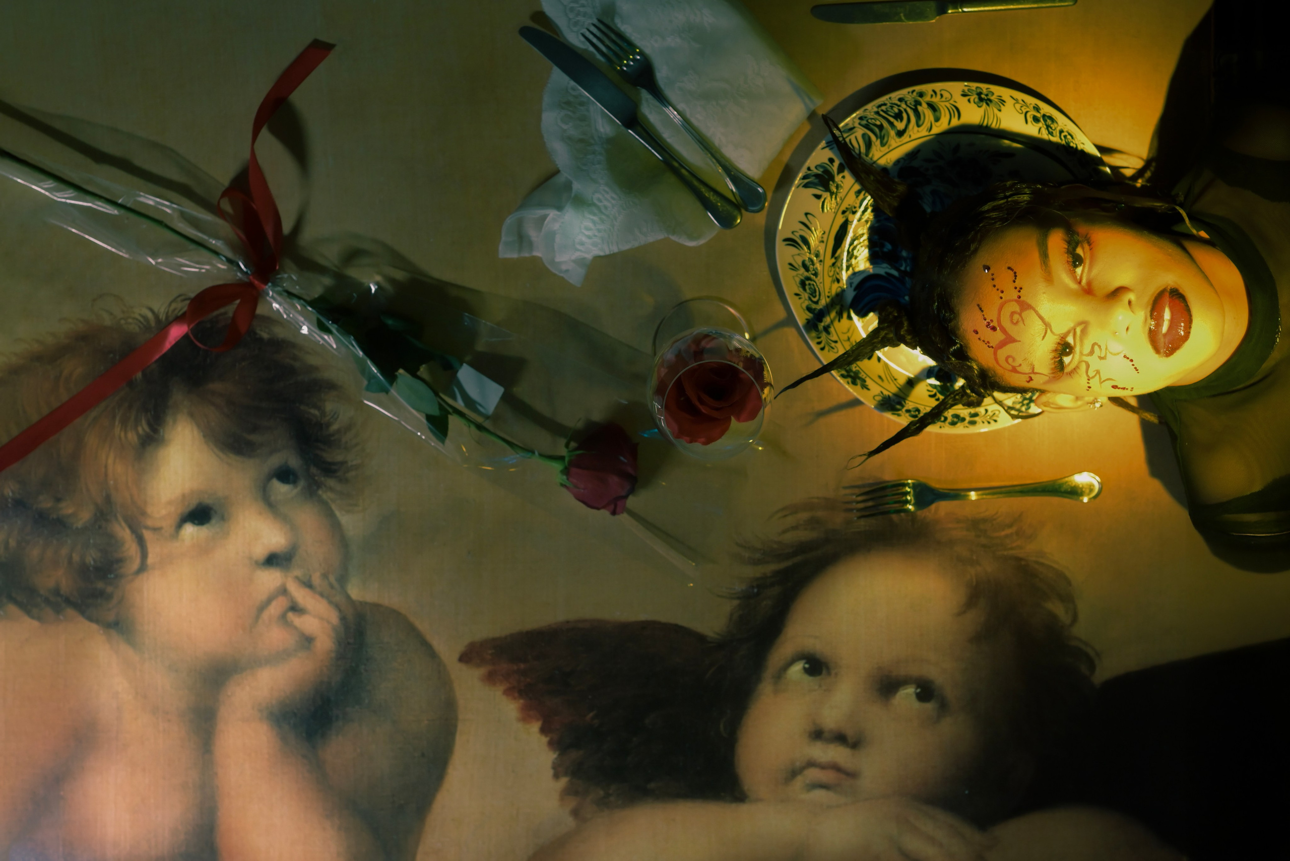 Shooting ragazza studio