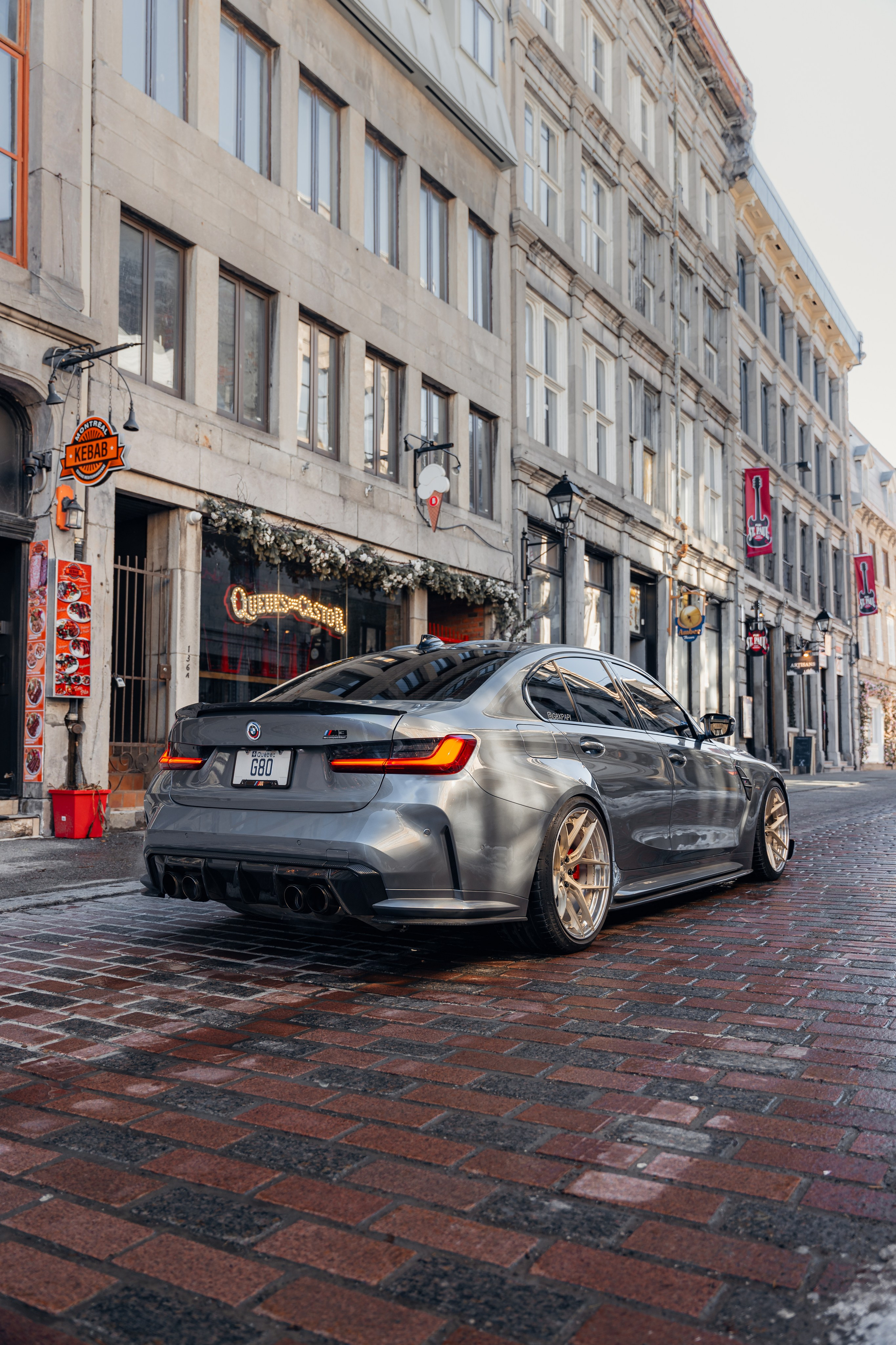 BMW M3 G80 Downtown Montreal. Photographer in Paris — Vitalii Motruk