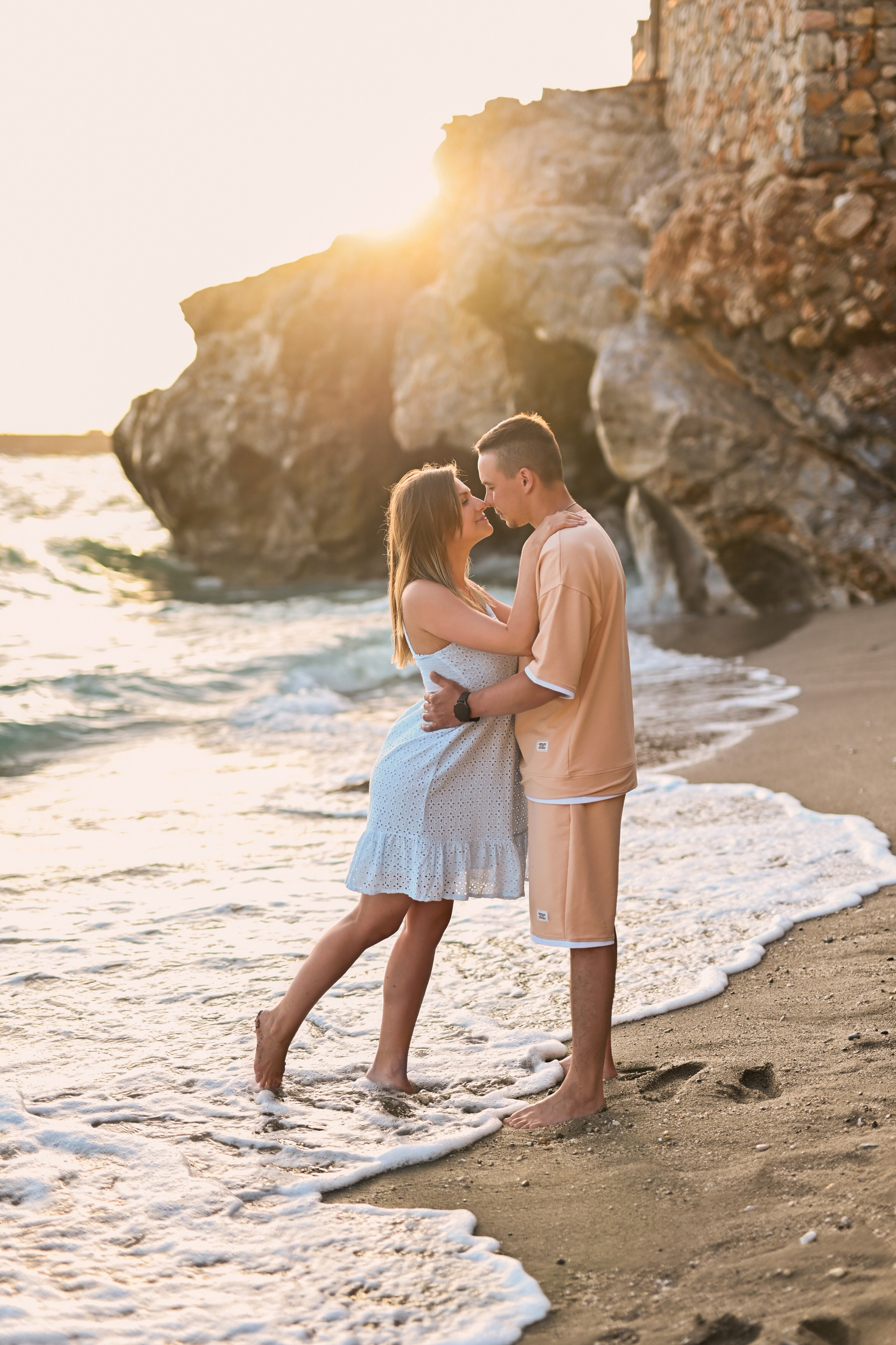 Семейные съемки на диком пляже в Конаклы. Photographer in Alanya, Side, Manavgat. Türkiye