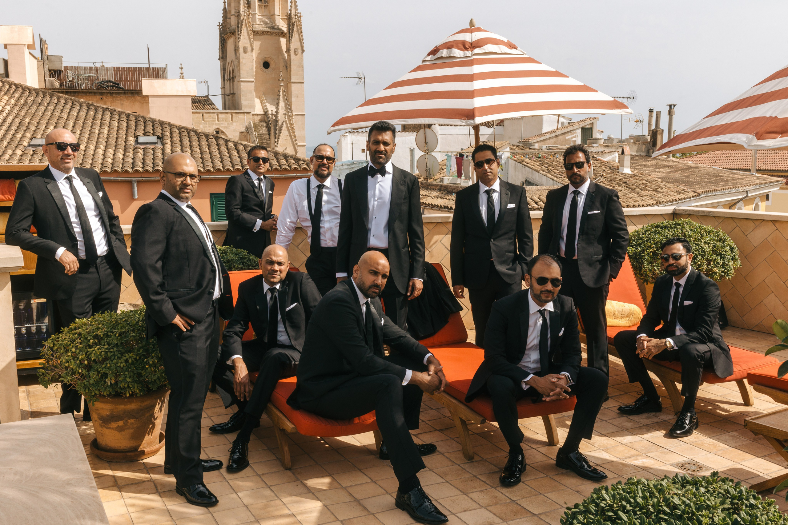 Mallorca venue Son Marroig for this LA Wedding Ceremony. Wedding Celebrant in Mallorca Iban Collin