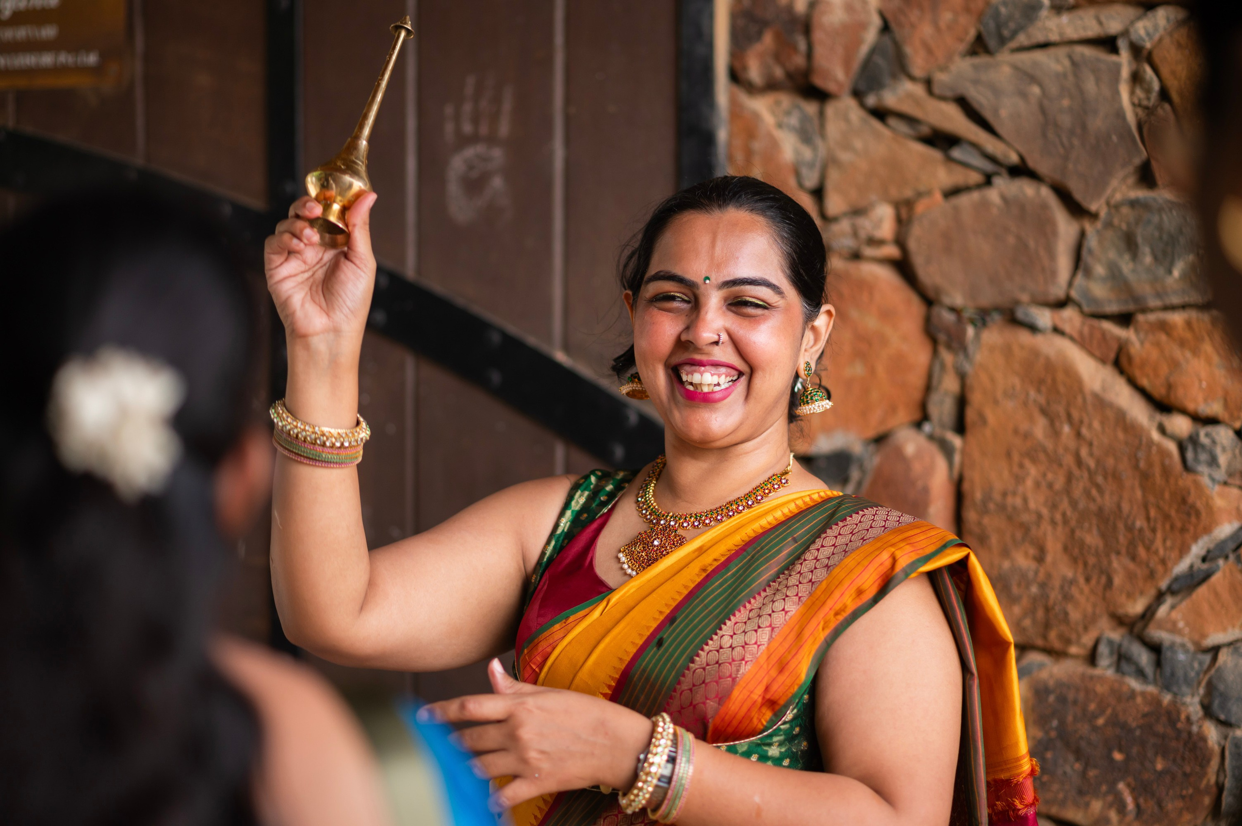 Samyuktha & Manoj, Tamil and Telugu Wedding at Angana Courtyard, Bangalore | Truly Yours