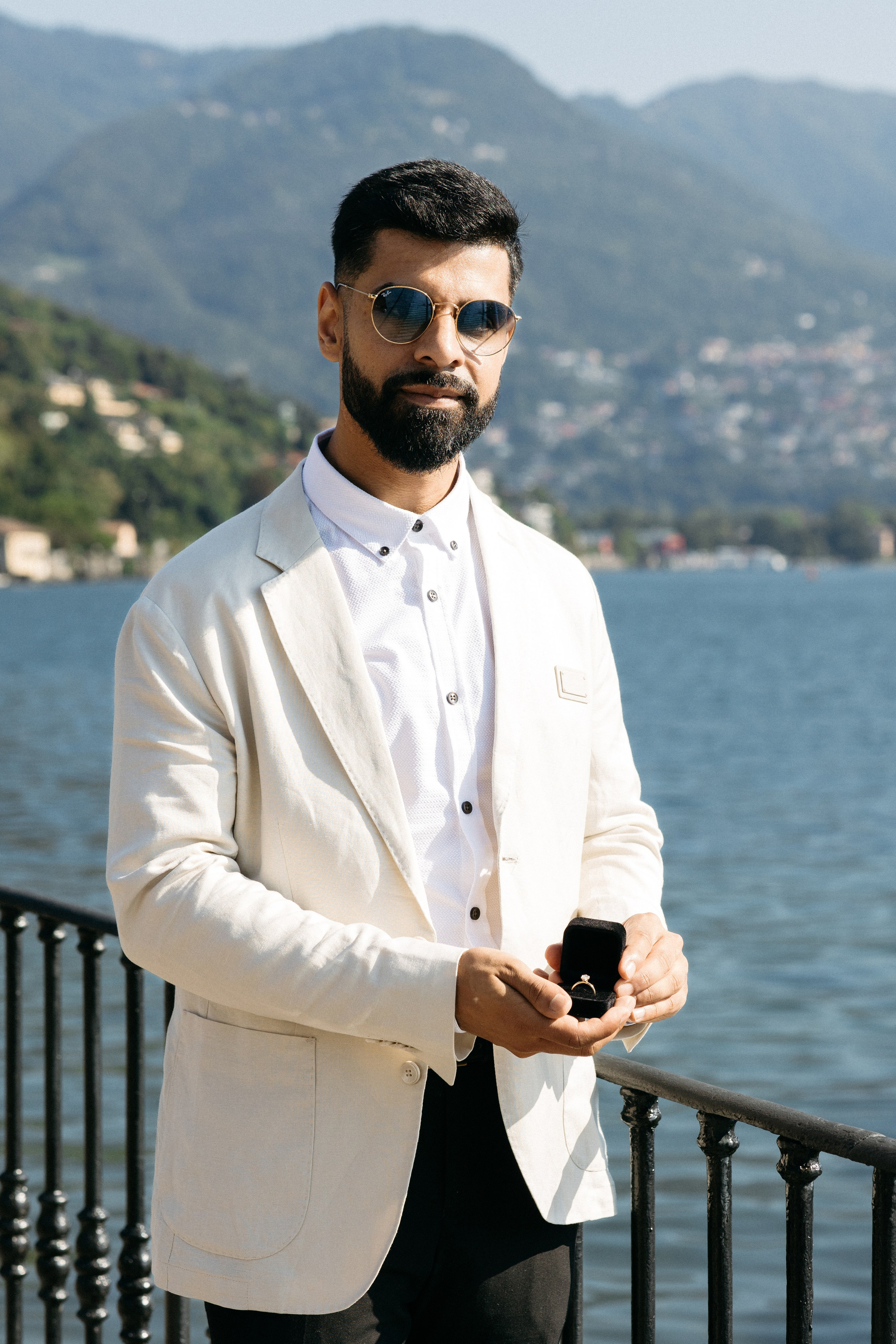 She said yes 💍. Wedding photographer in Italy