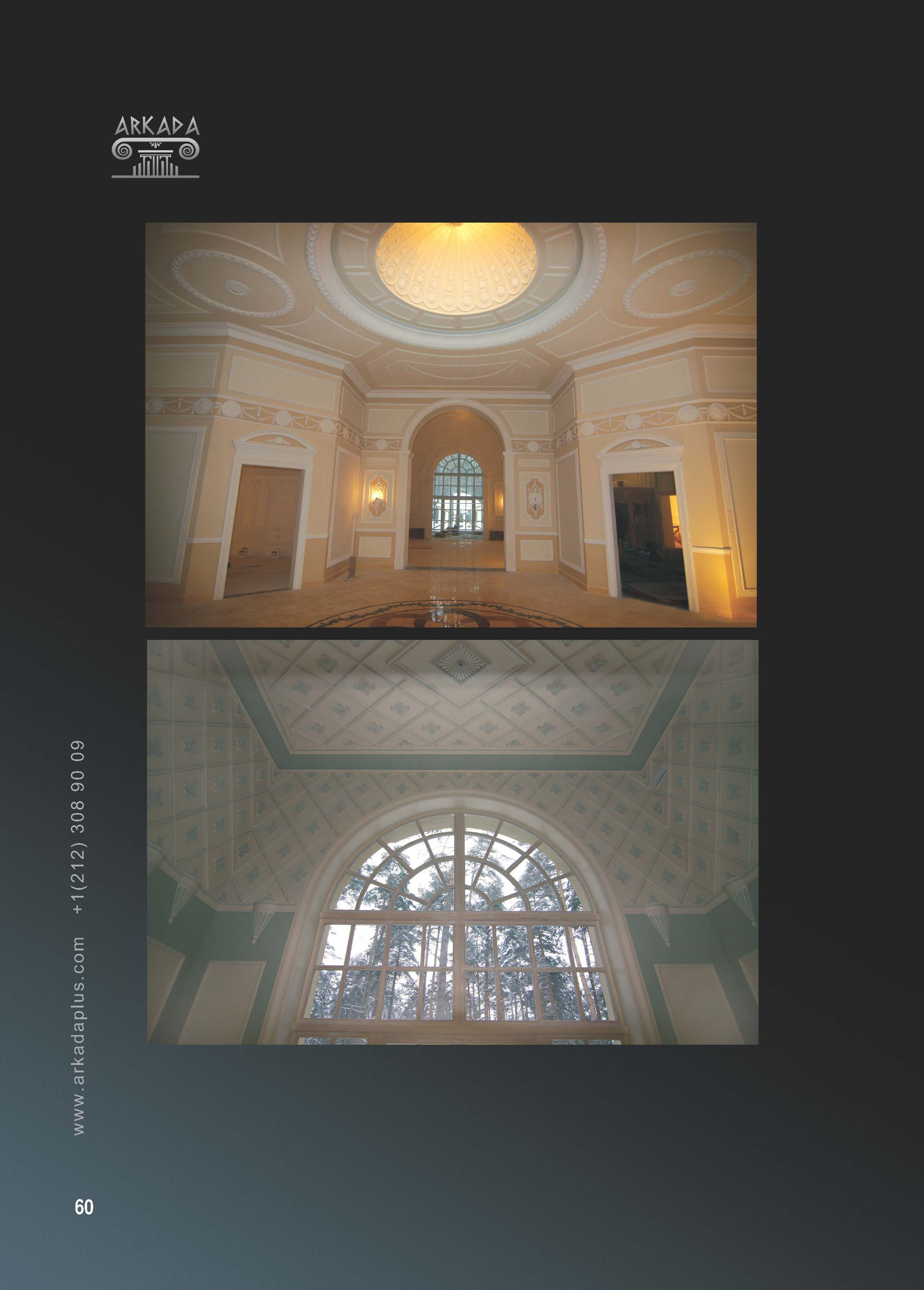 Catalog pages. Plaster molding