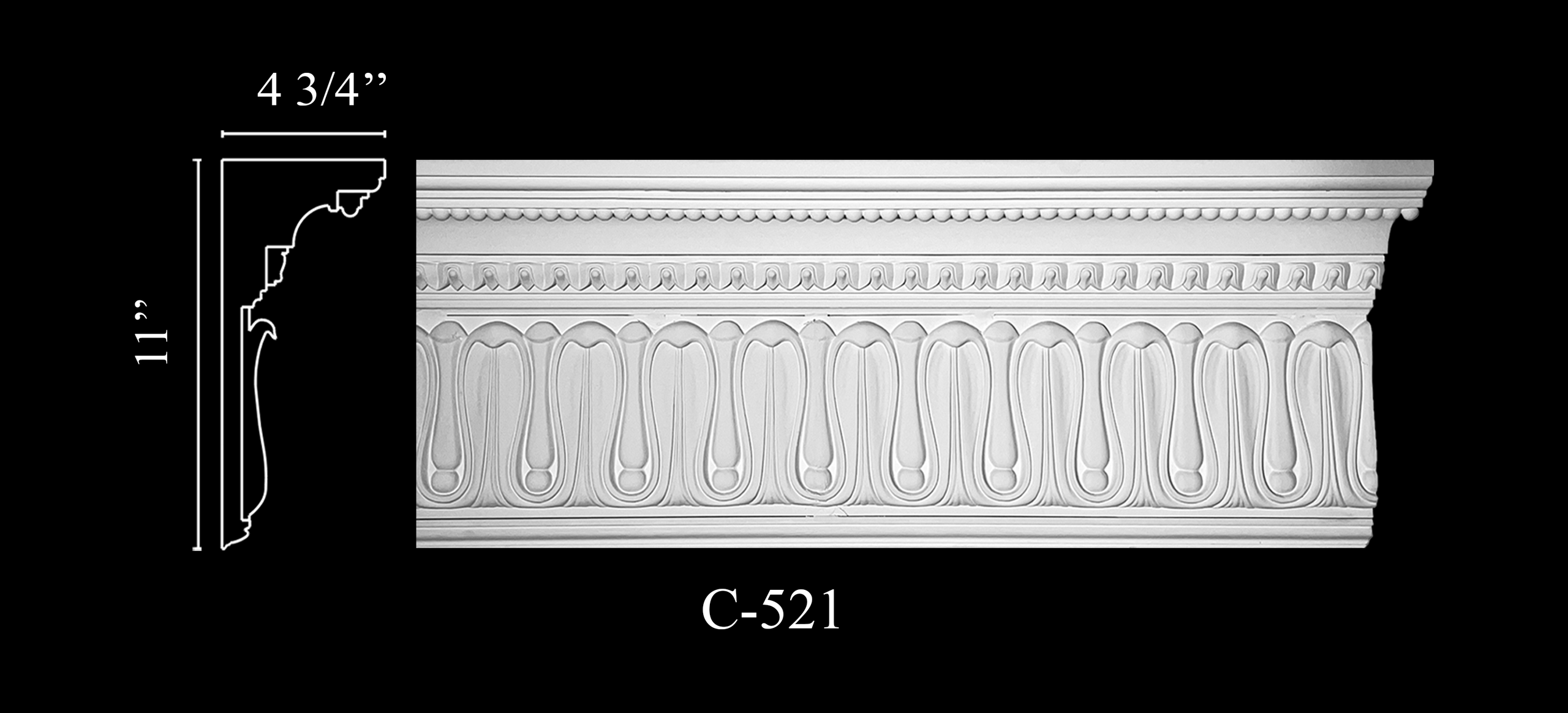 Crown Molding. Plaster molding