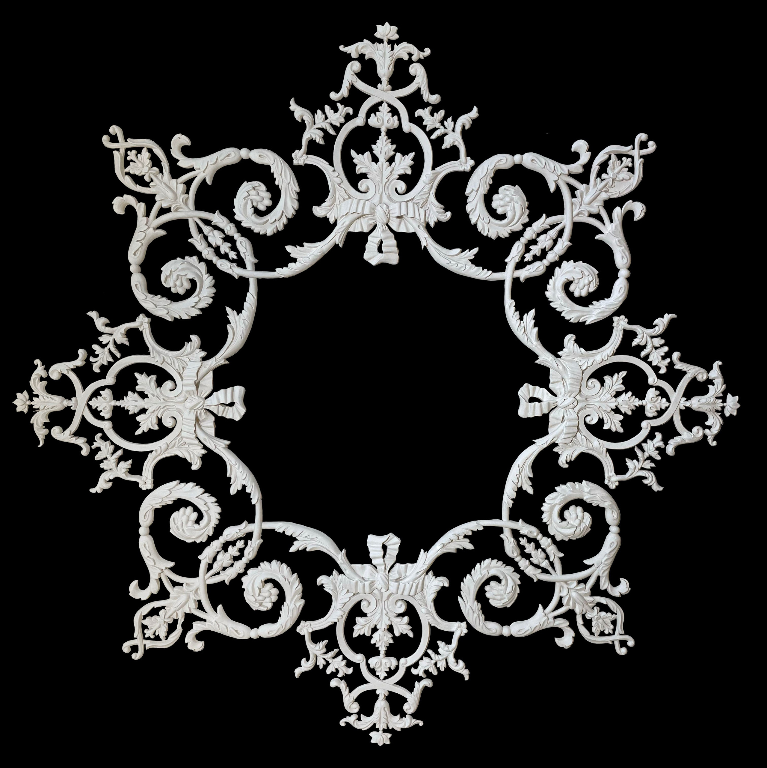 Medallions. Plaster molding