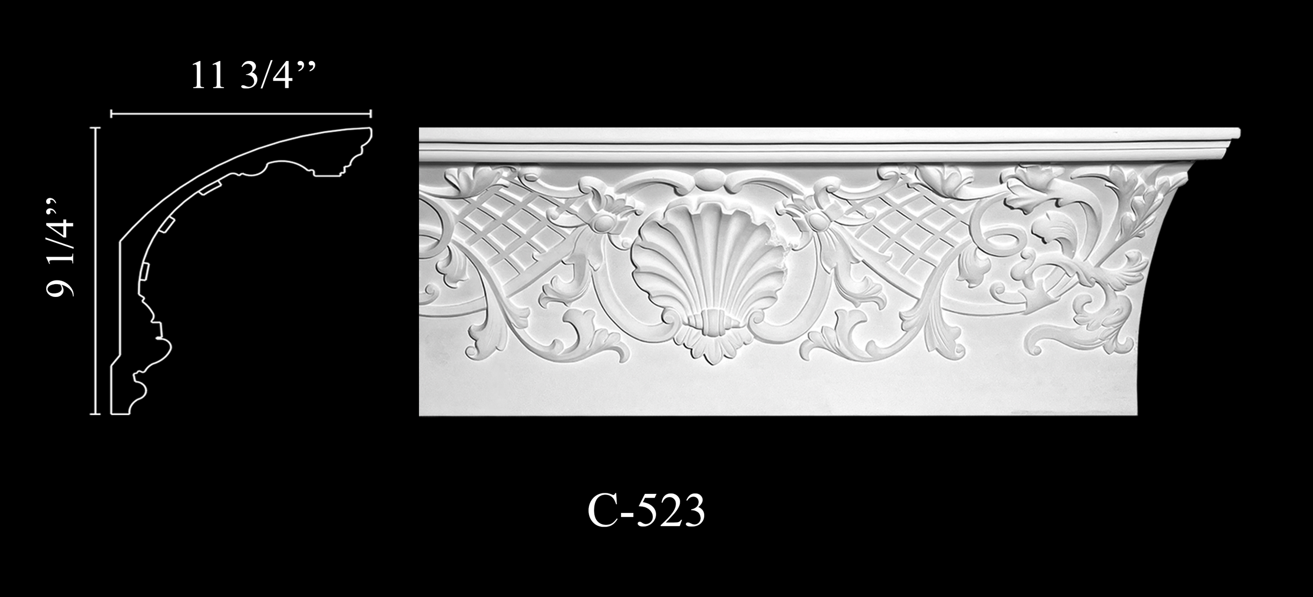 Crown Molding. Plaster molding