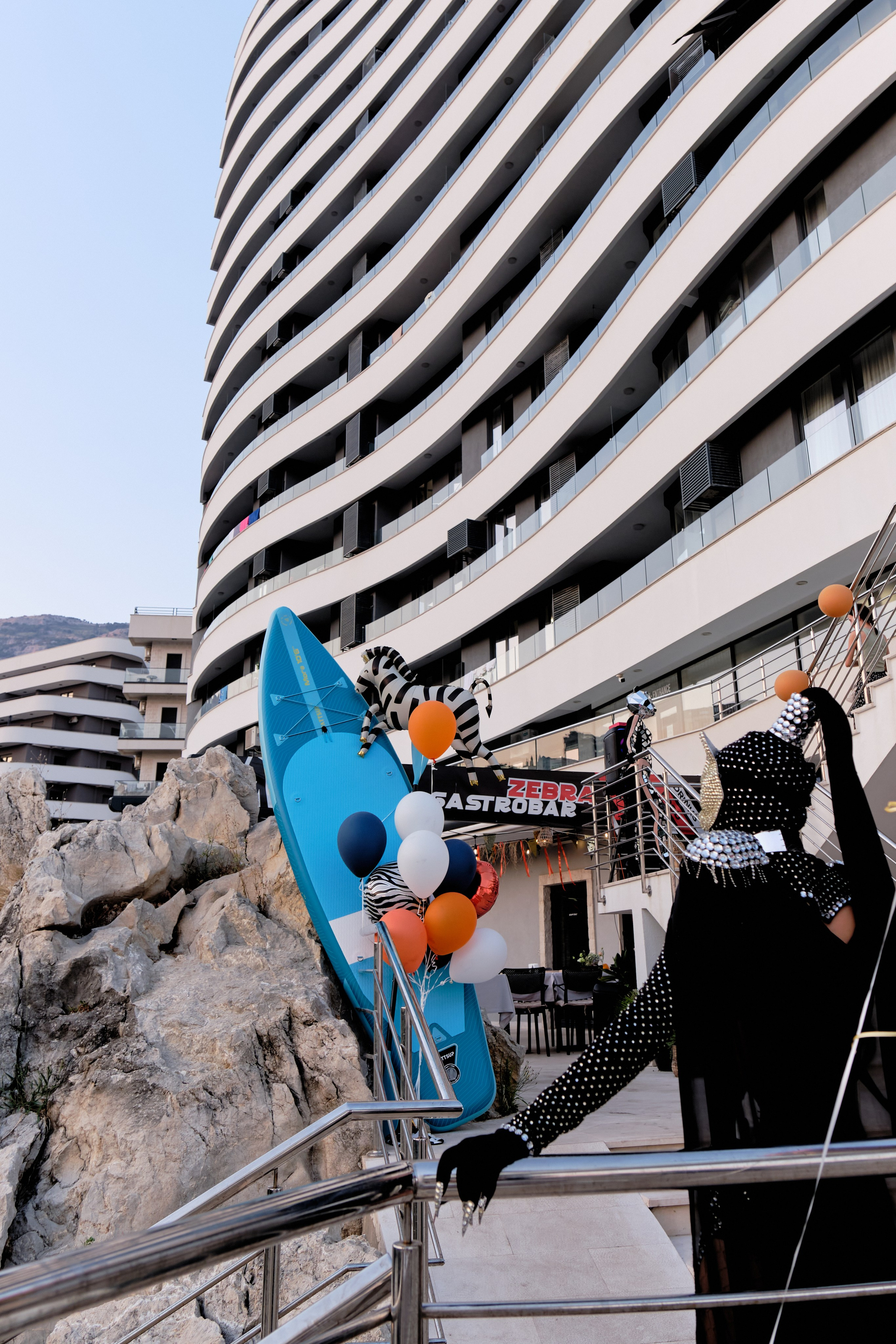 Photo report from the Zebra Restaurant’s birthday celebration. Becici, Montenegro. Photographer, photo artist Alena Novgorodtseva