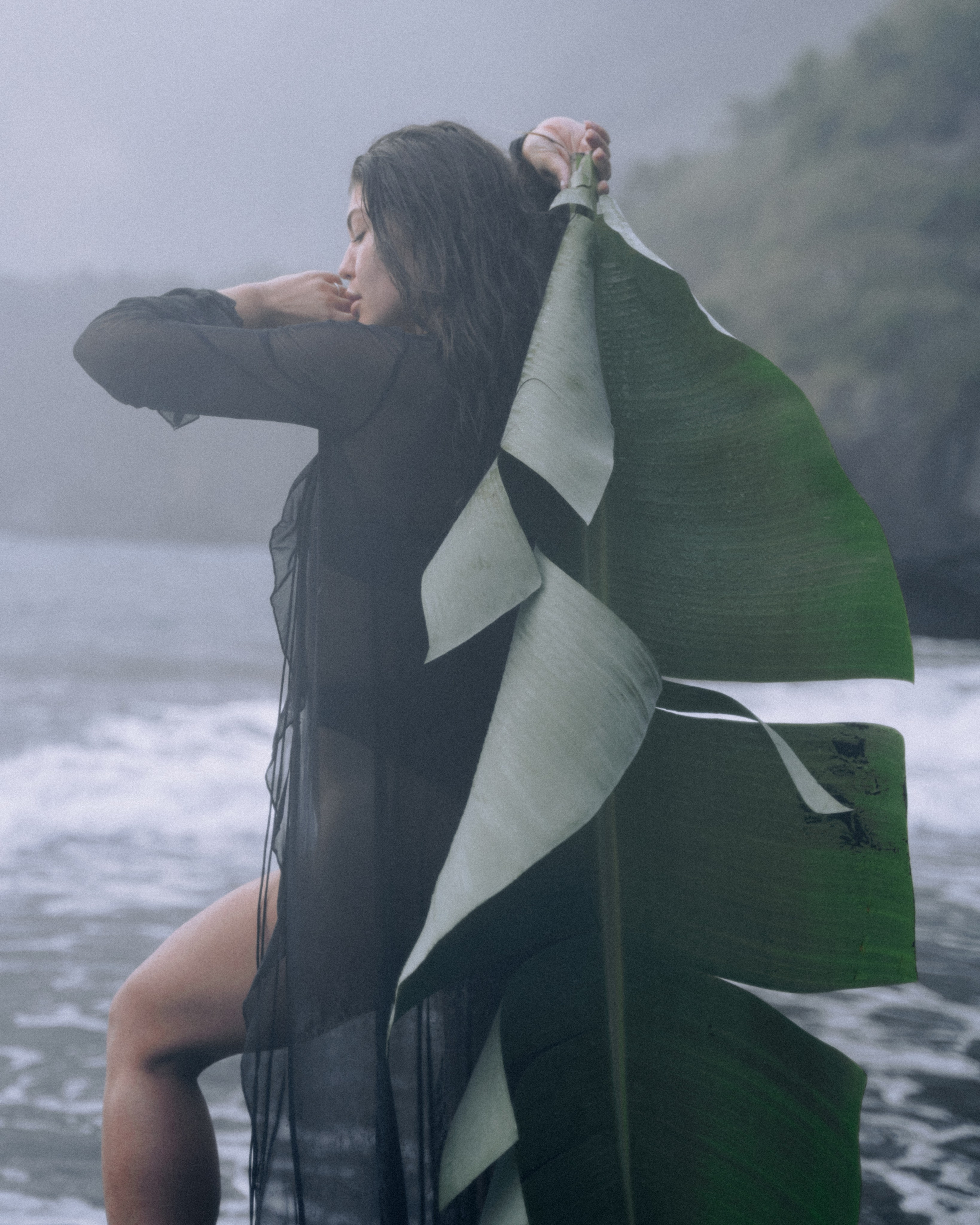 Daria — Seixal Beach Photoshoot in Misty Weather | Photographer Madeira. Your photographer in Madeira