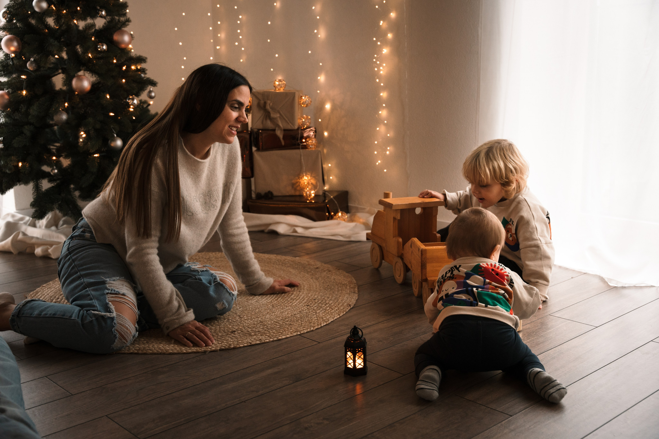 Christmas Studio Photoshoot. Elena Seewald