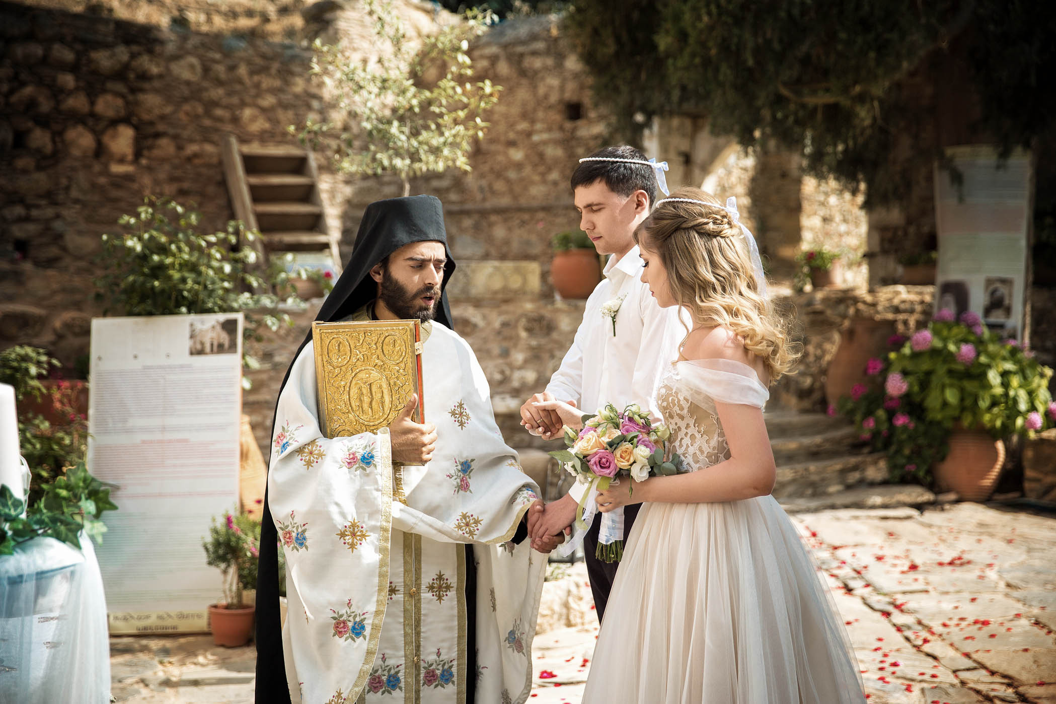 Свадьбы в Греции на Крите и Санторини, фотограф — Екатерина Романова