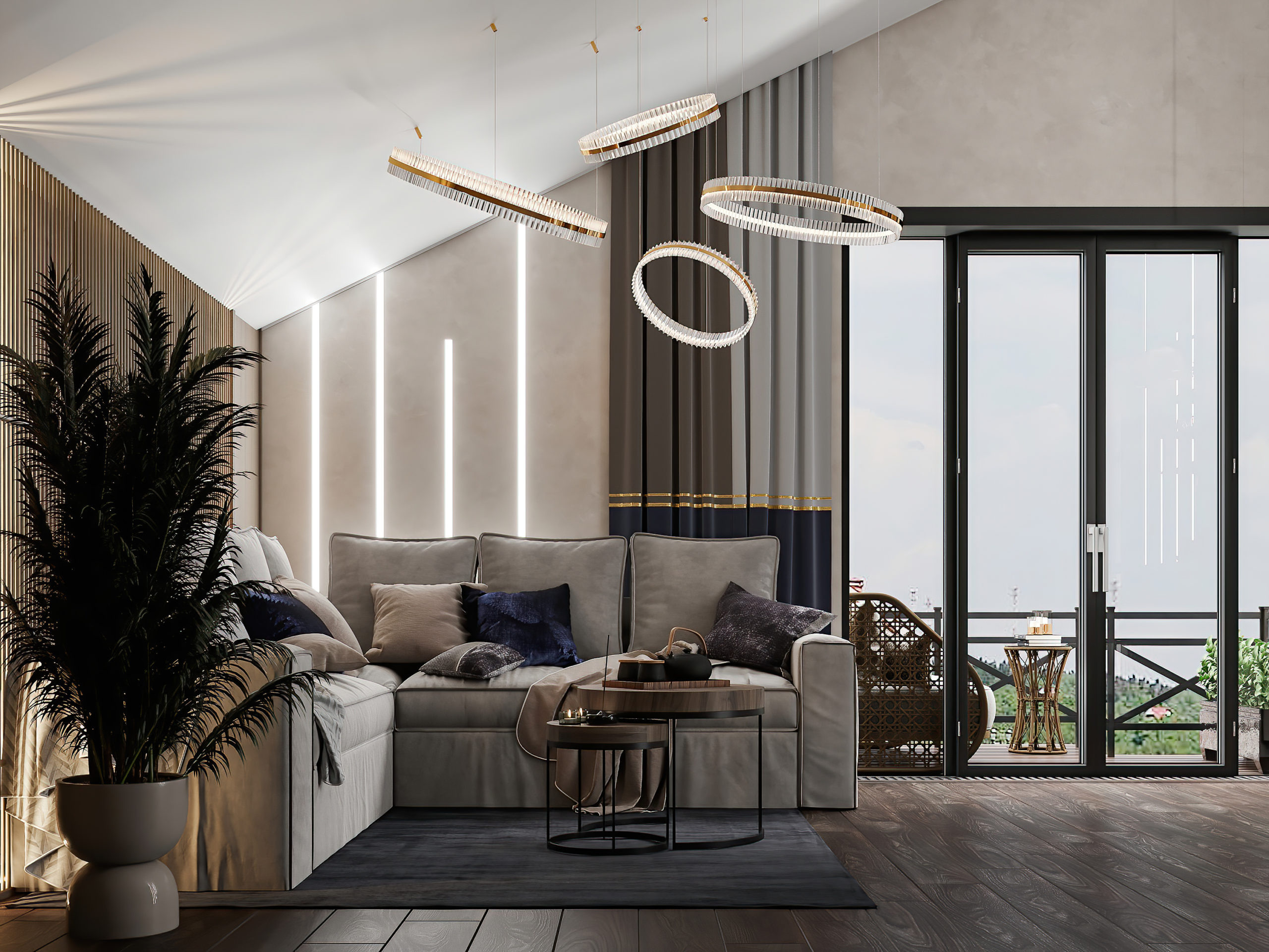 Apartment interiors. Love of Photos