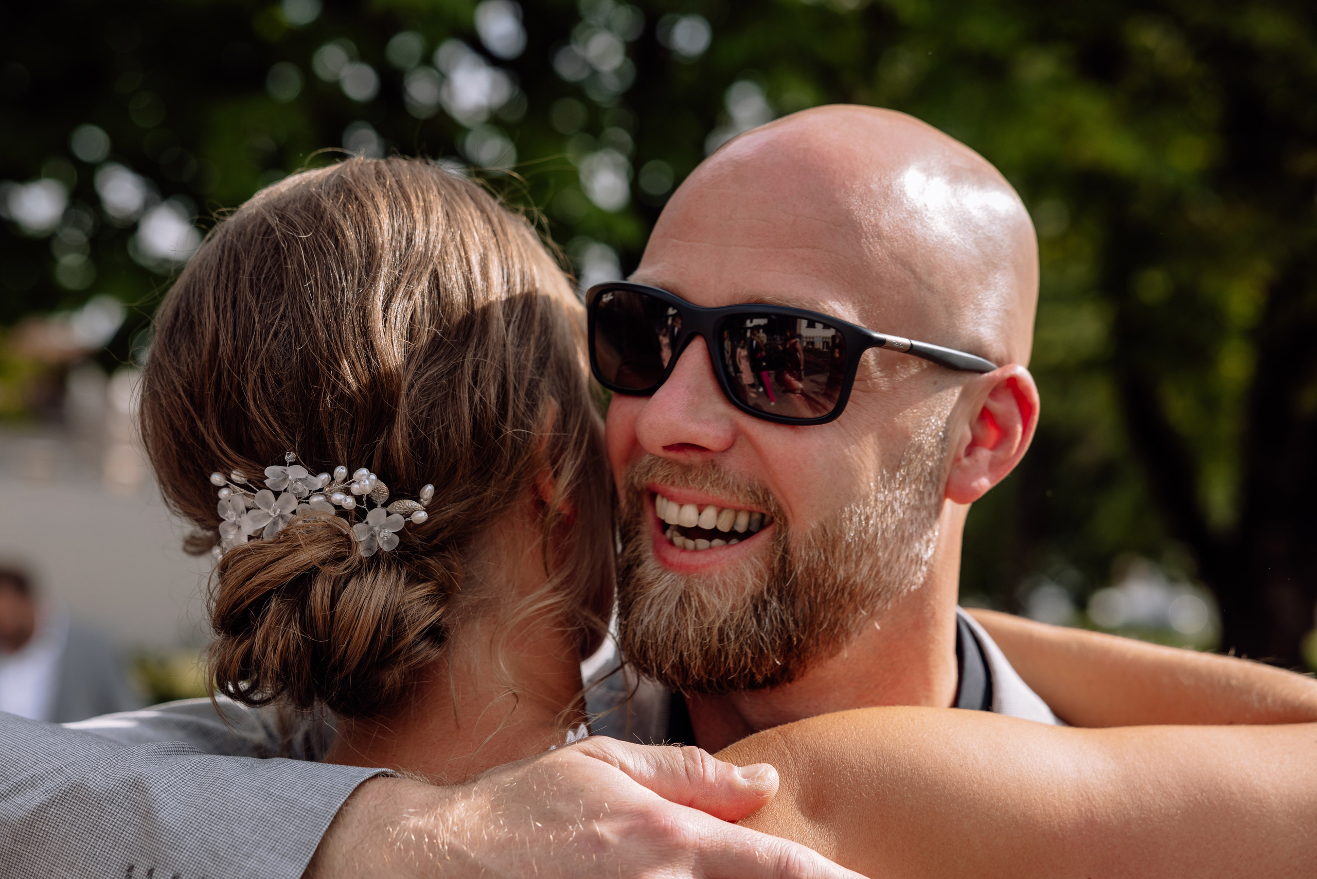 Sandra und Kevin: Standesamt Unterföring und Friedensengel. Hochzeitsfotograf München Taufe Familienfotograf Tanja Mauke
