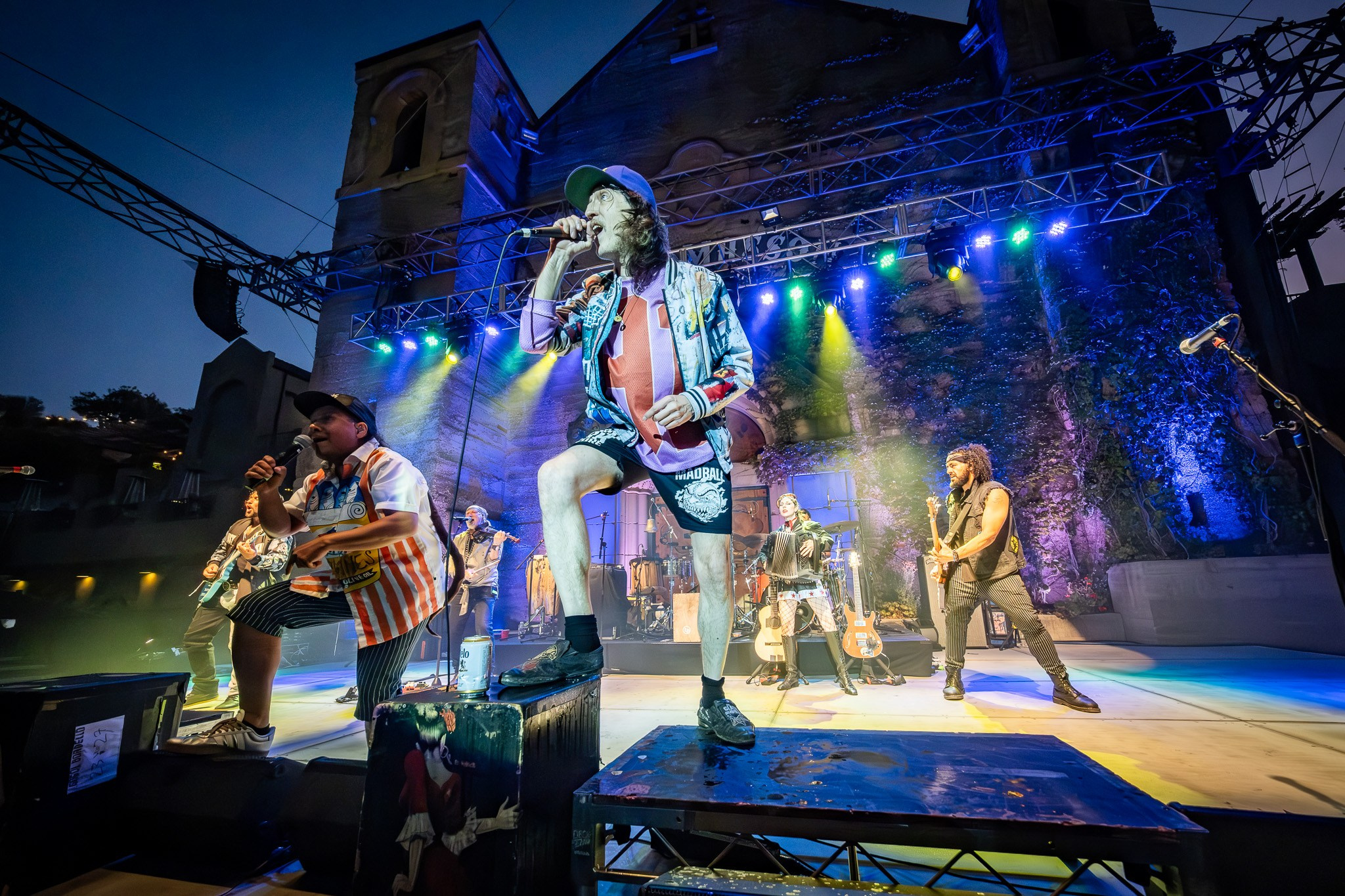 GOGOL BORDELLO / SARATOGA / CA. Reportage concert portrait photography in the San Francisco Bay Area