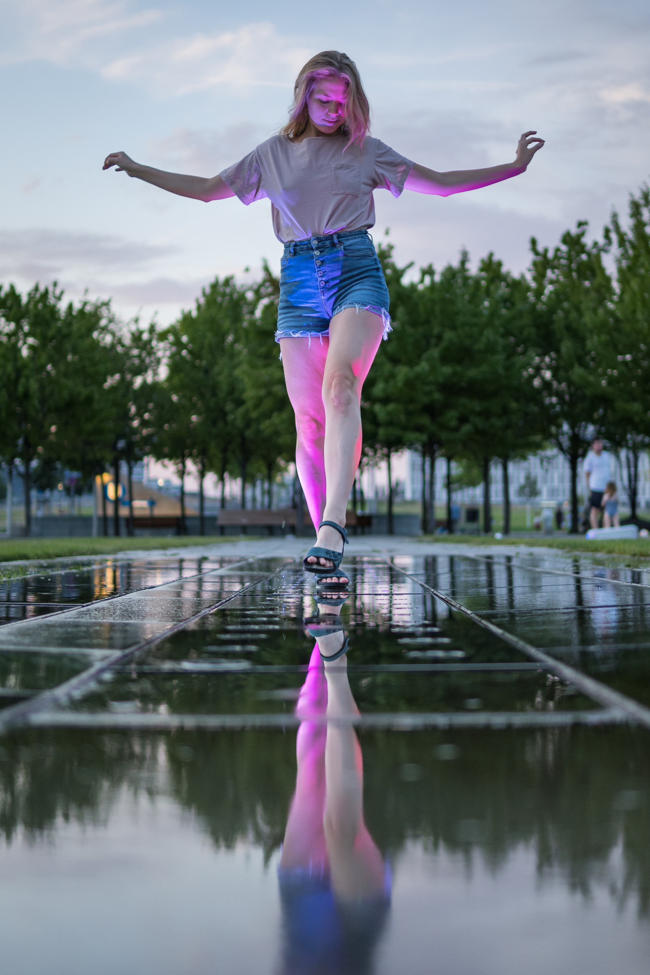 Daria: Berlin fountains. Evgeny Ignatik — street photographer | portraits
