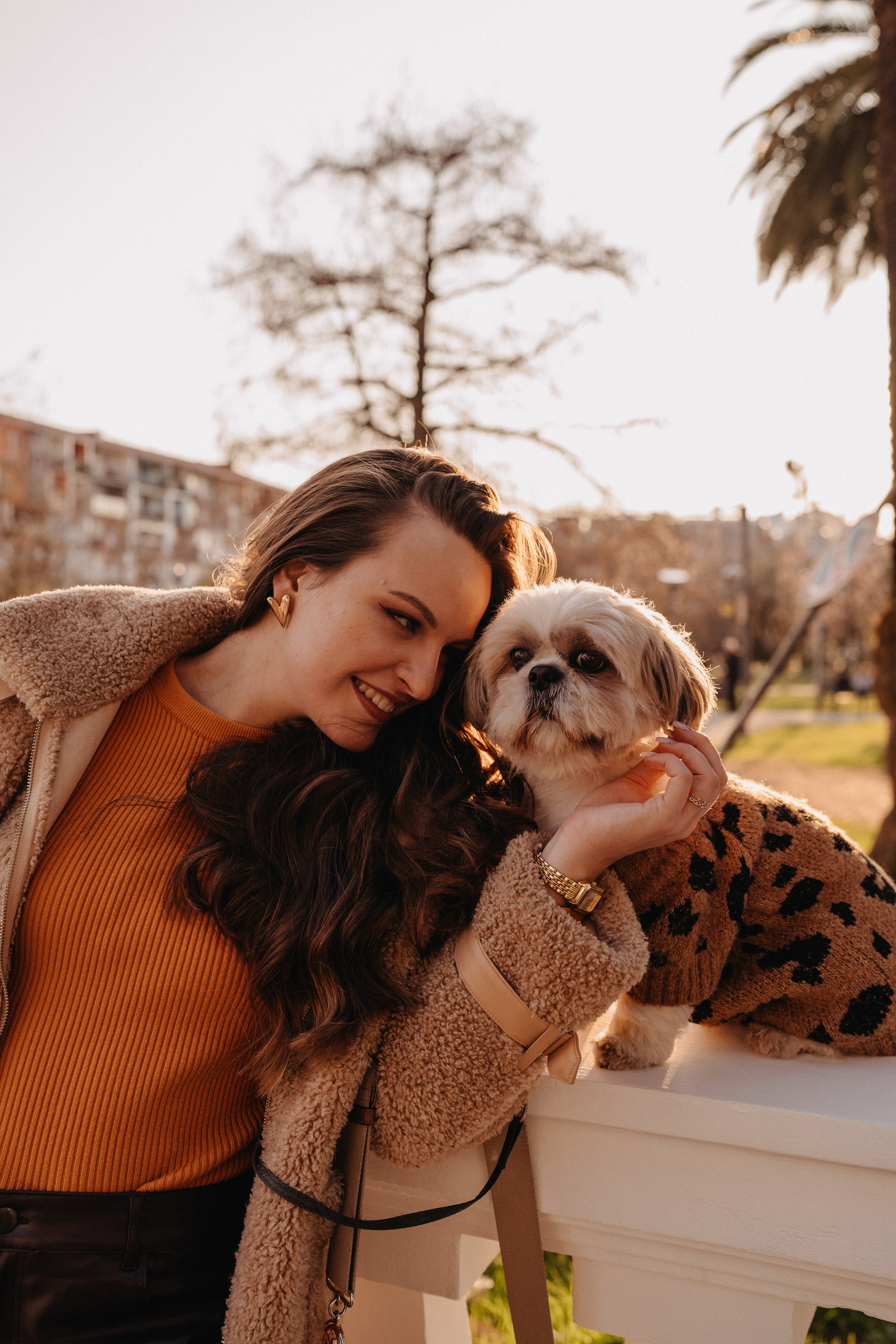 Фотосессия с собакой в Батуми. Портретный и свадебный фотограф в Батуми Валерия Азаренко