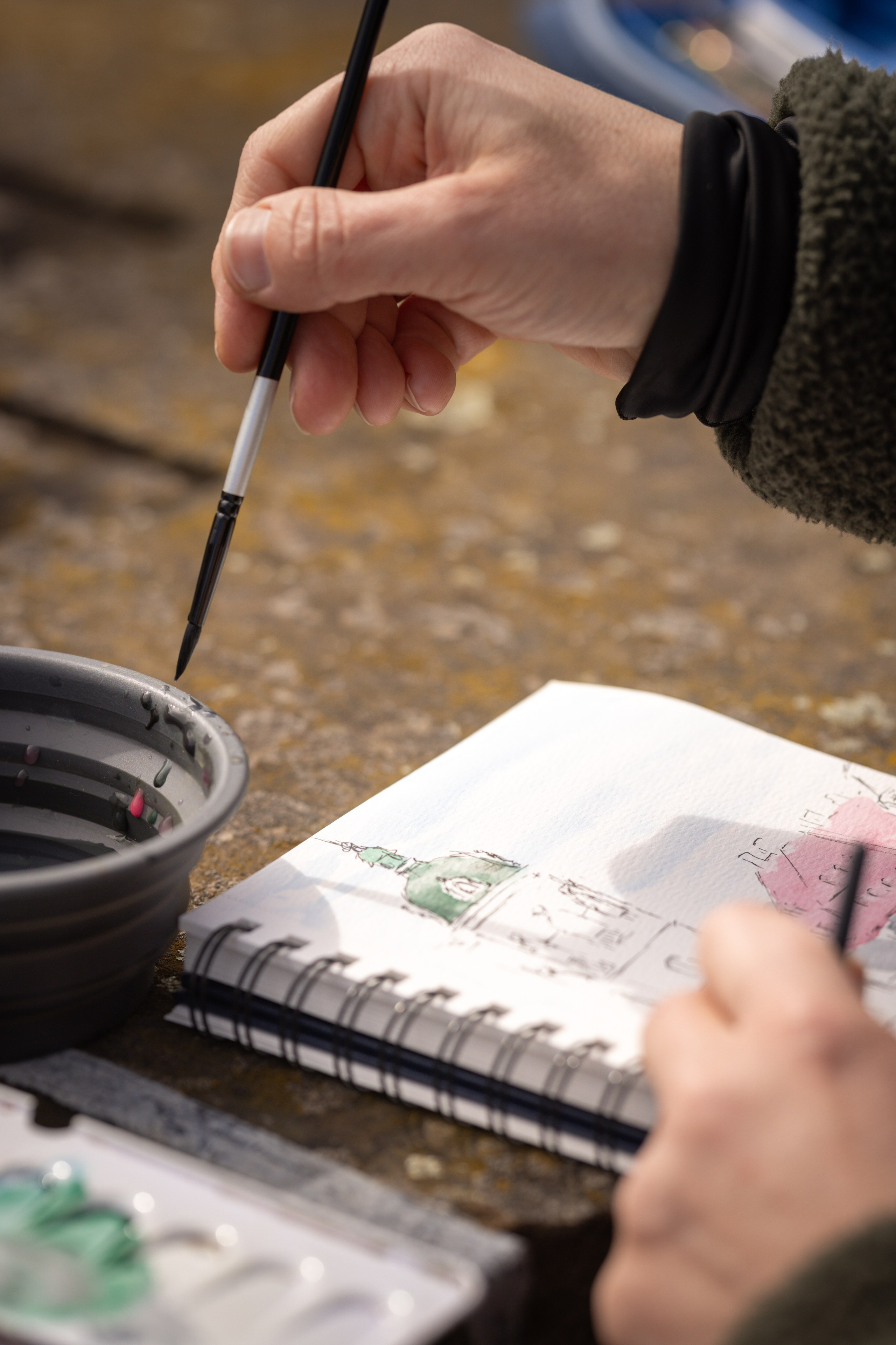 Urbansketchers Dresden. Family & Maternity Photographer in Dresden Tatiana Mudryak