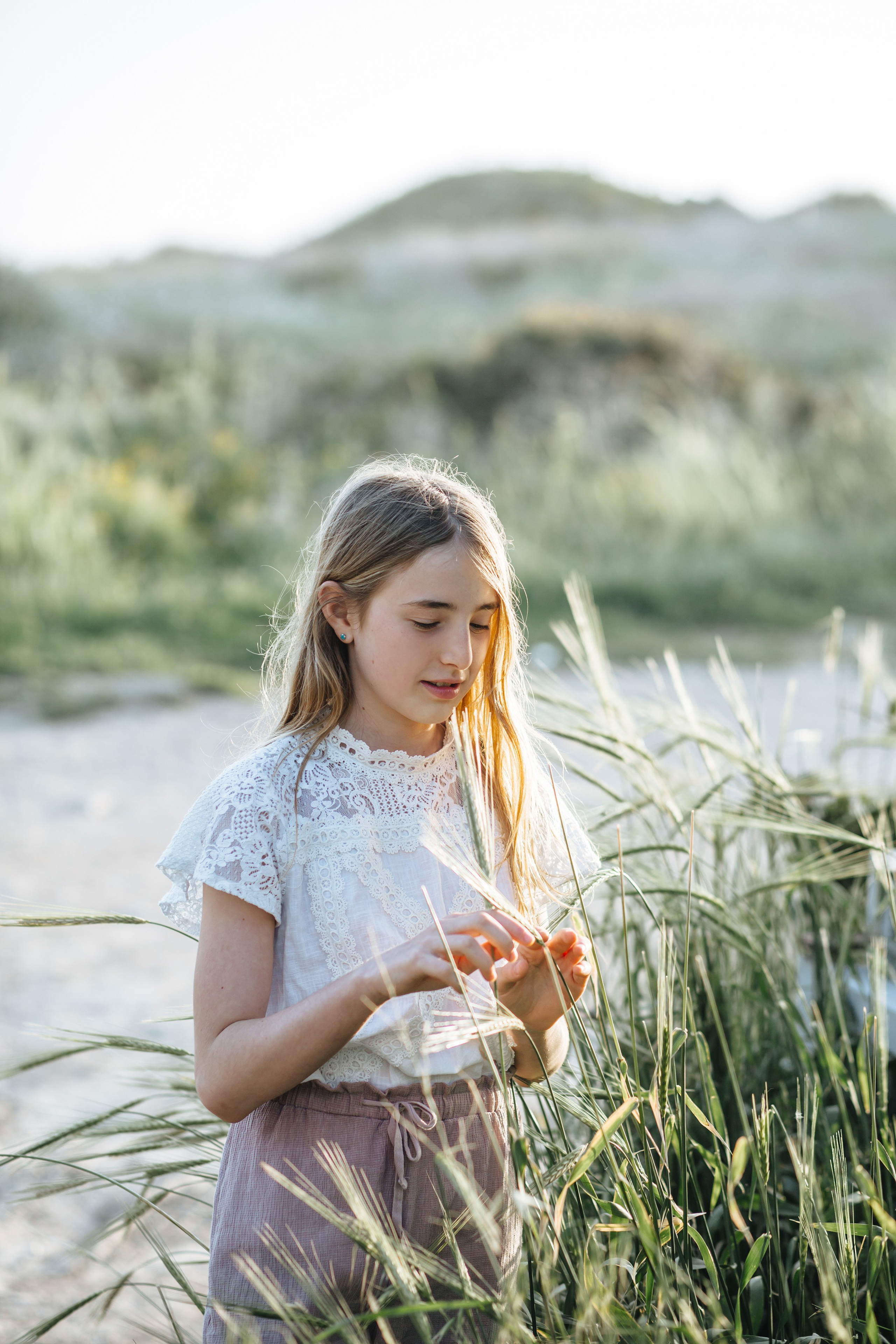 Family walk at Tel Shikmona. Family photographer in Israel