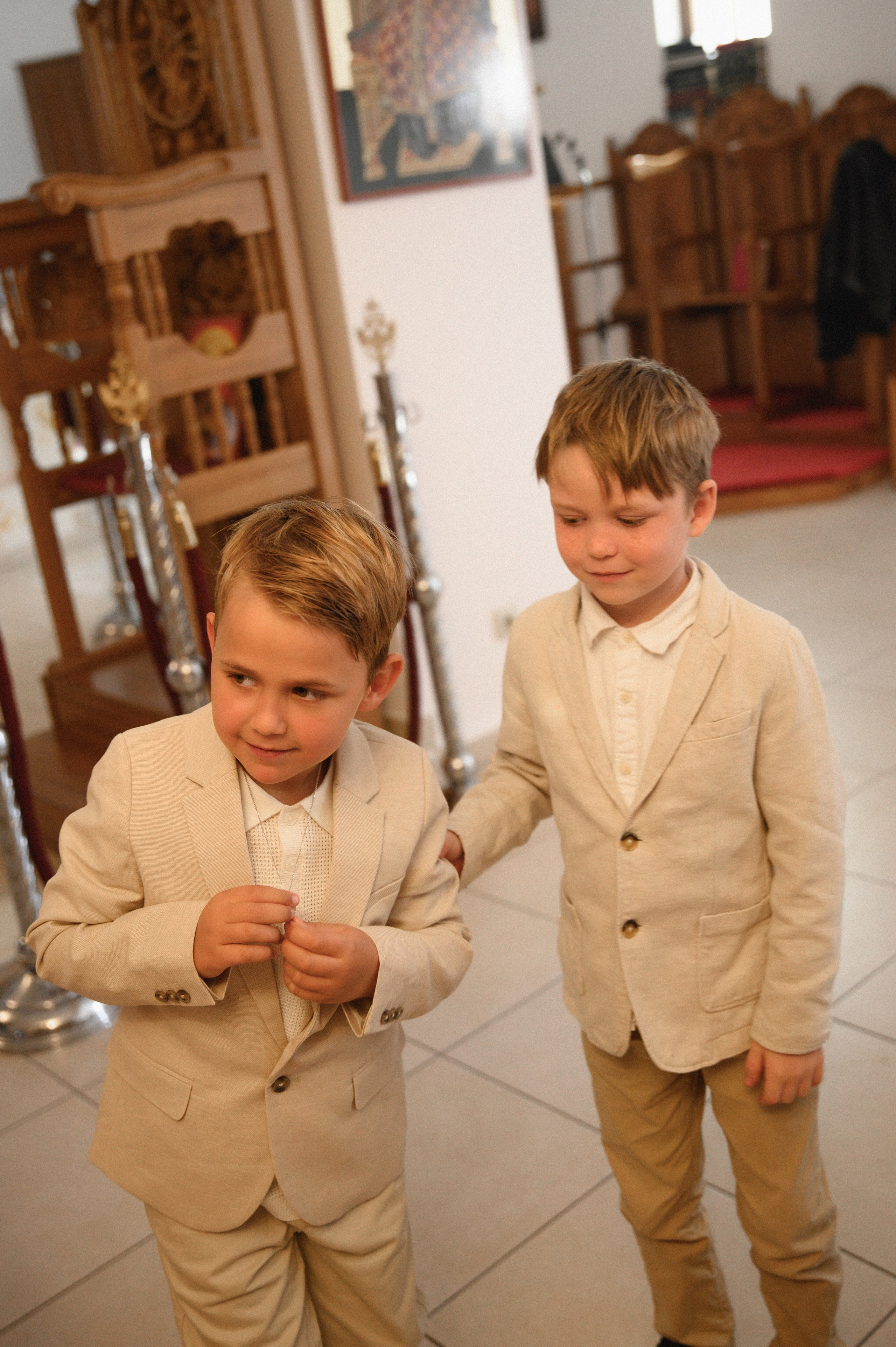 Baptism Mihail. Family, children, portrait, and event photography in Thessaloniki