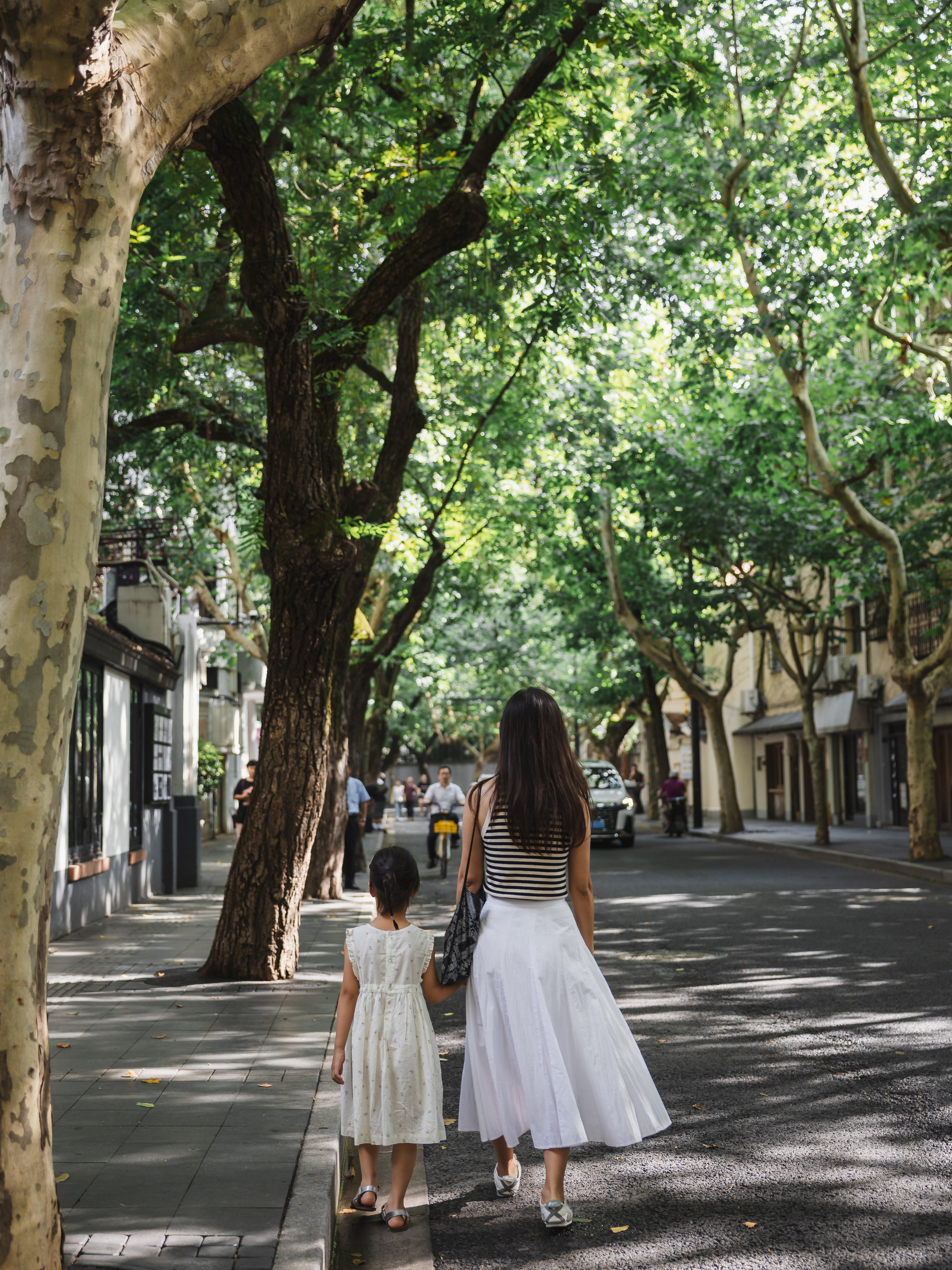 Wukang Road in summer.