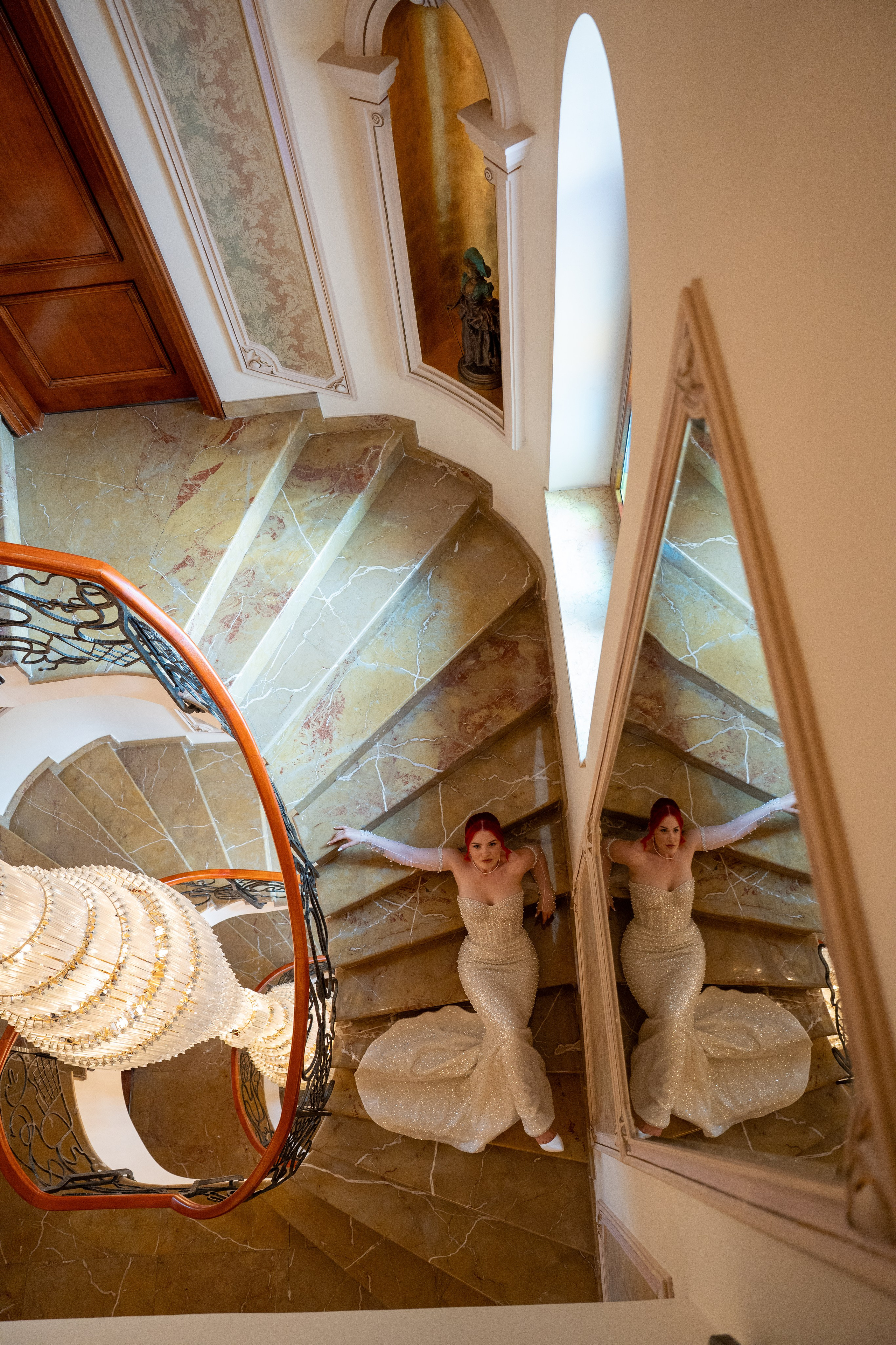 Ședința foto a mirilor Roxana și Florin la Suter Palace București