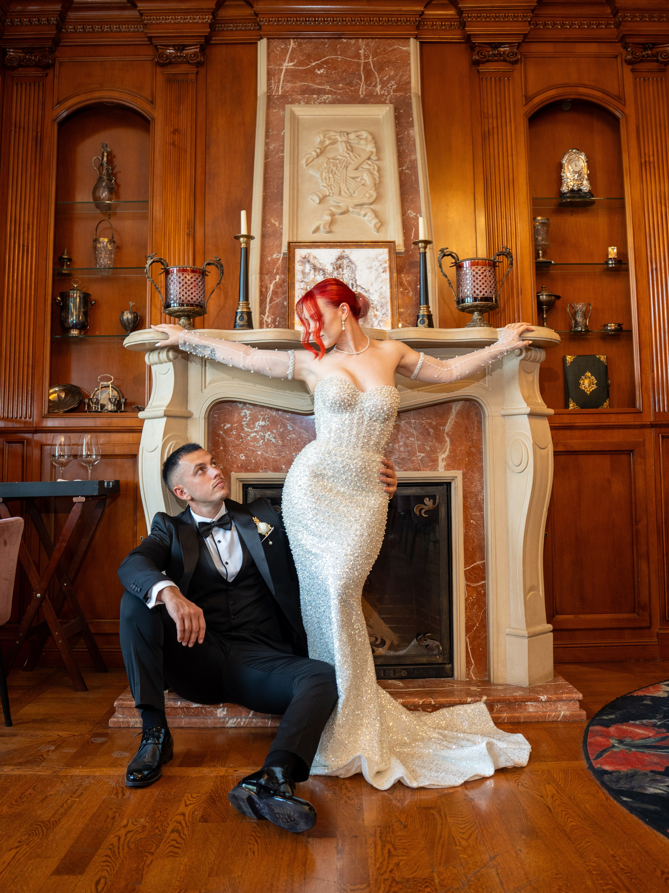 Roxana și Florin la ședința foto de nuntă la Suter Palace București