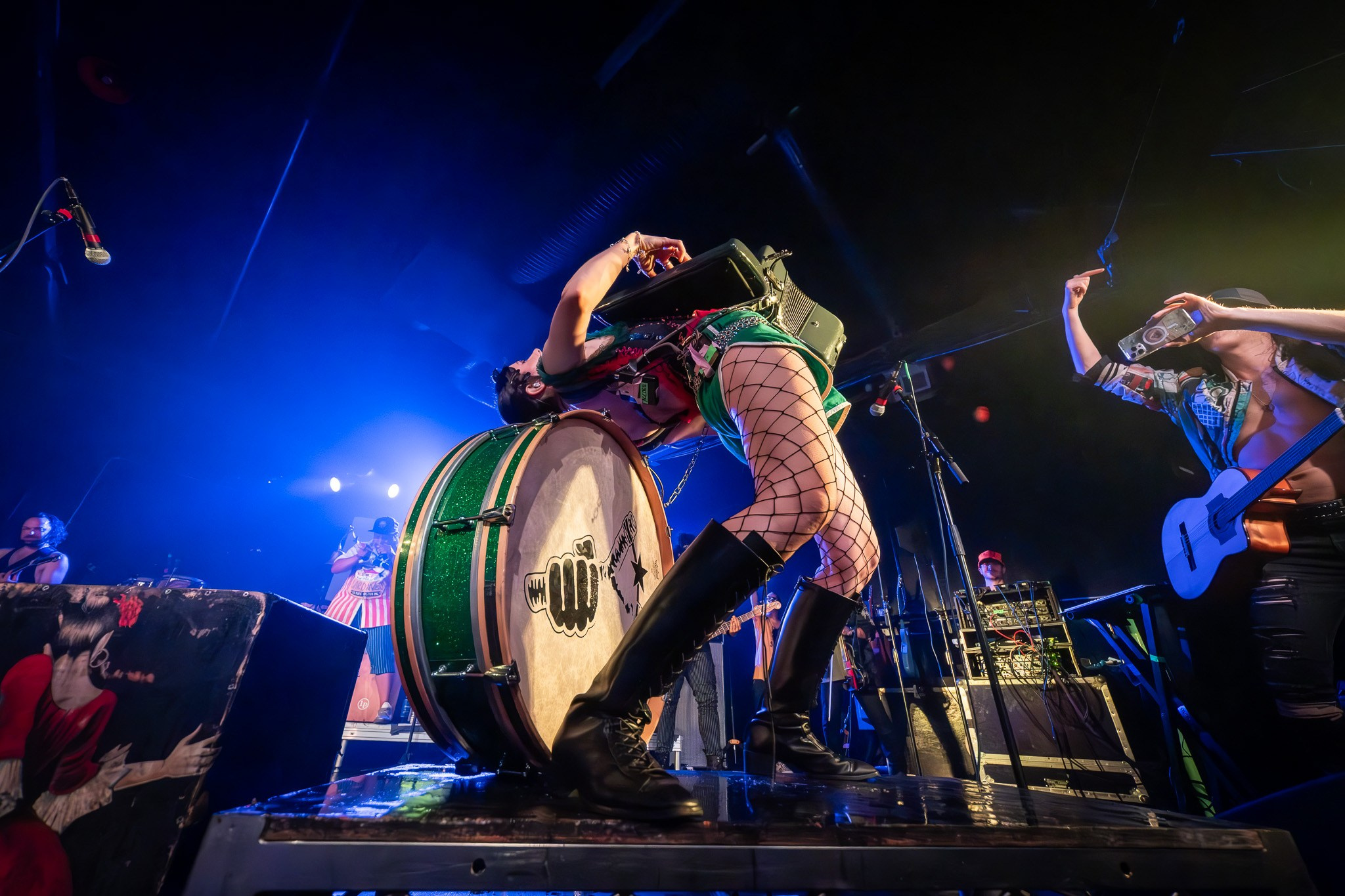 GOGOL BORDELLO / SACRAMENTO. Reportage concert portrait photography in the San Francisco Bay Area