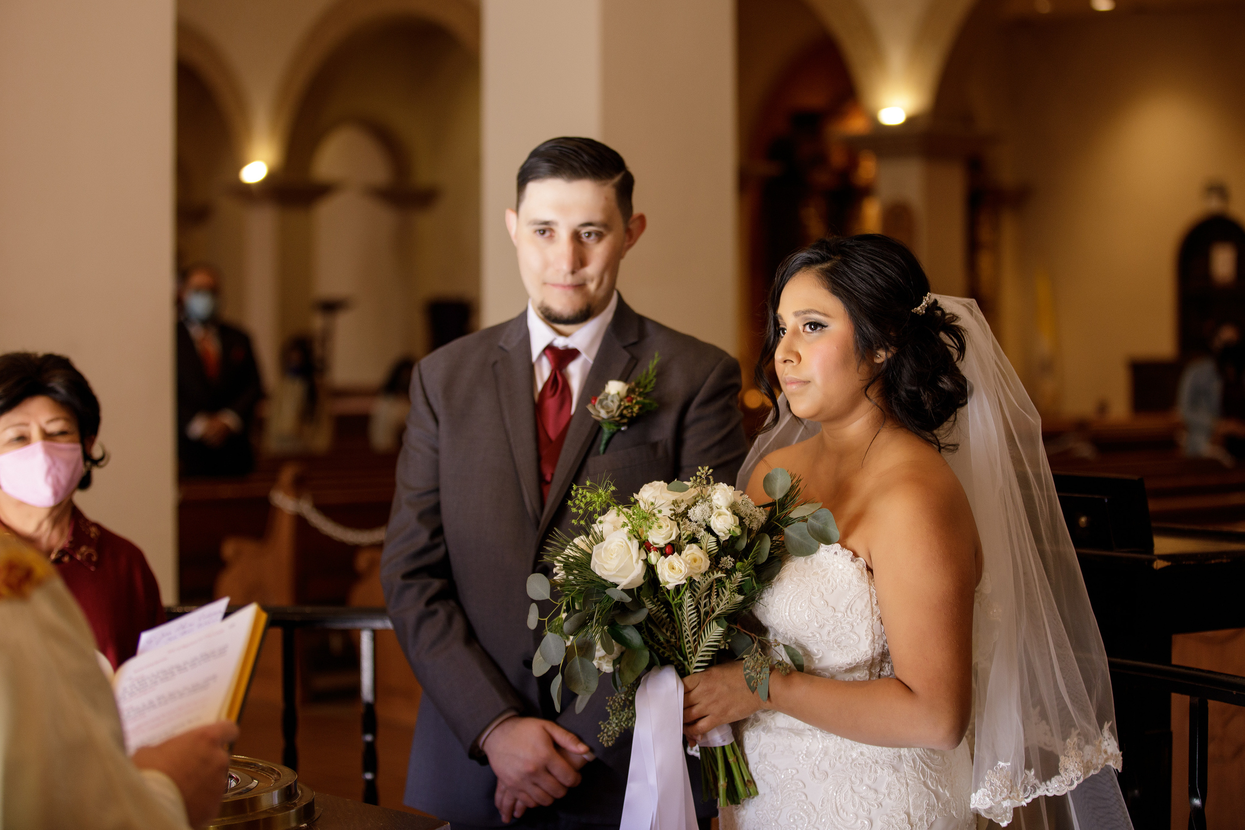 Wedding in St. Augustine Cathedral in Tucson. Anastasia Post: Wedding and Editorial Photography