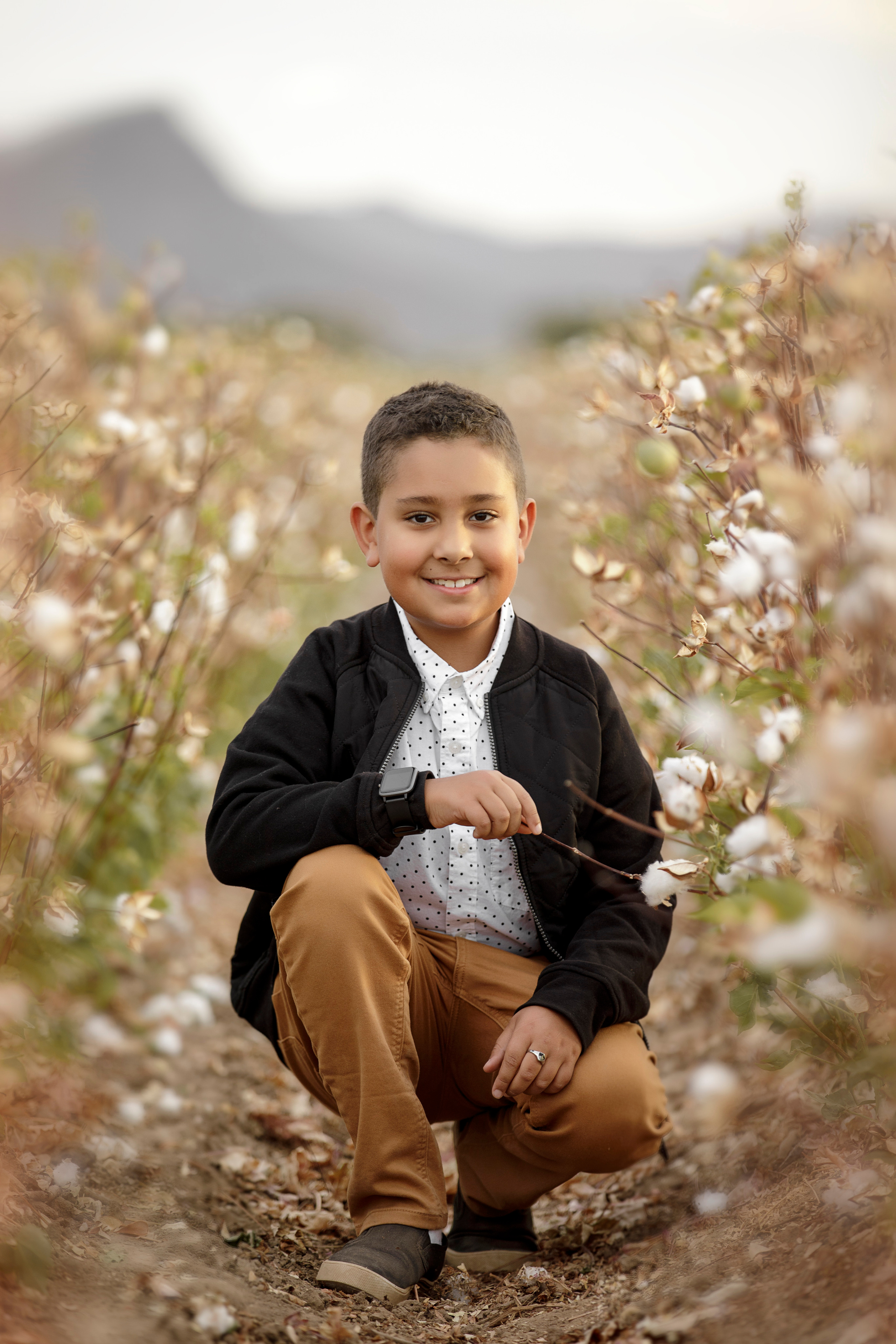Cotton Field Photosession. Anastasia Post: Wedding and Editorial Photography