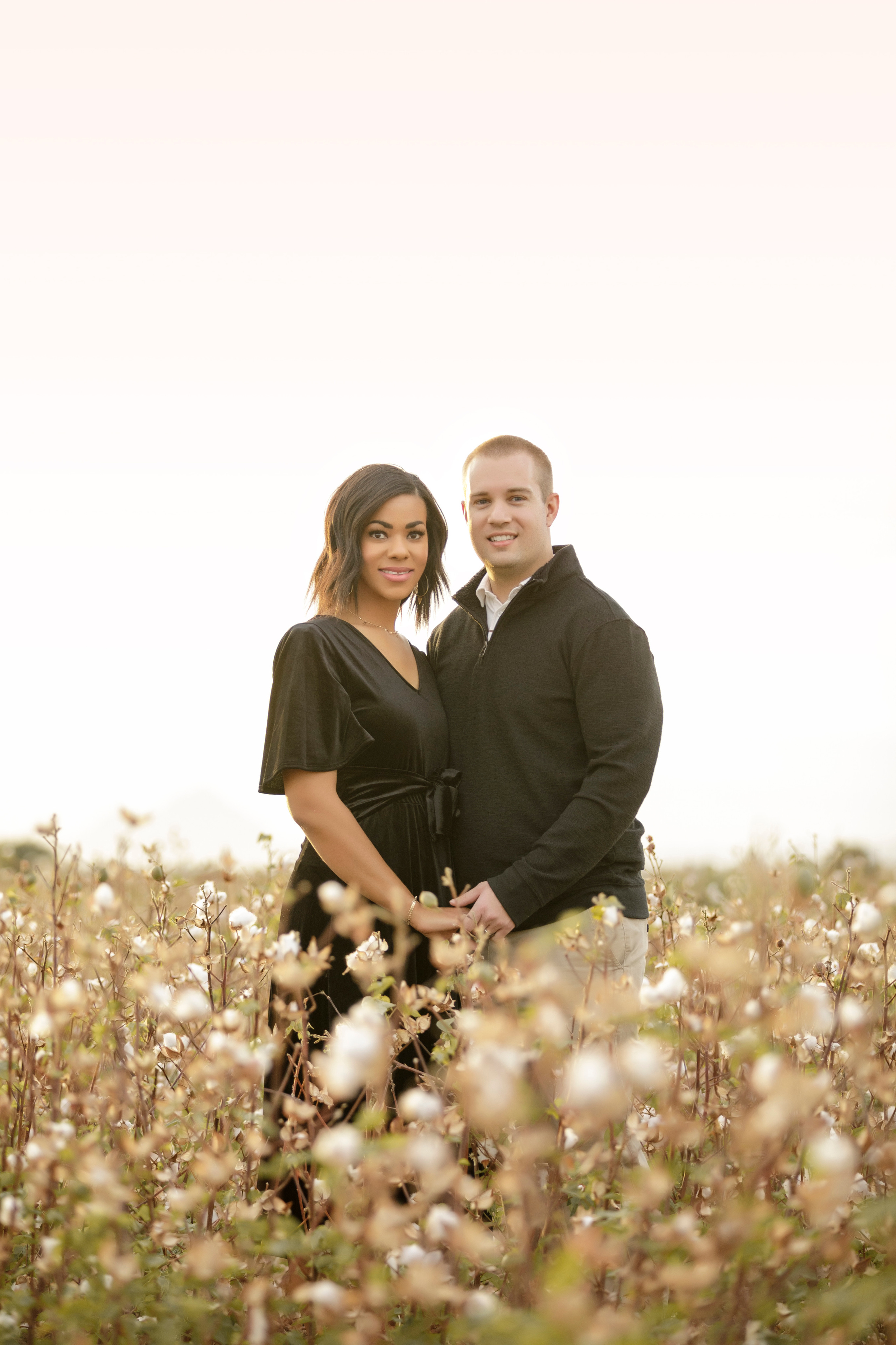 Cotton Field Photosession. Anastasia Post: Wedding and Editorial Photography