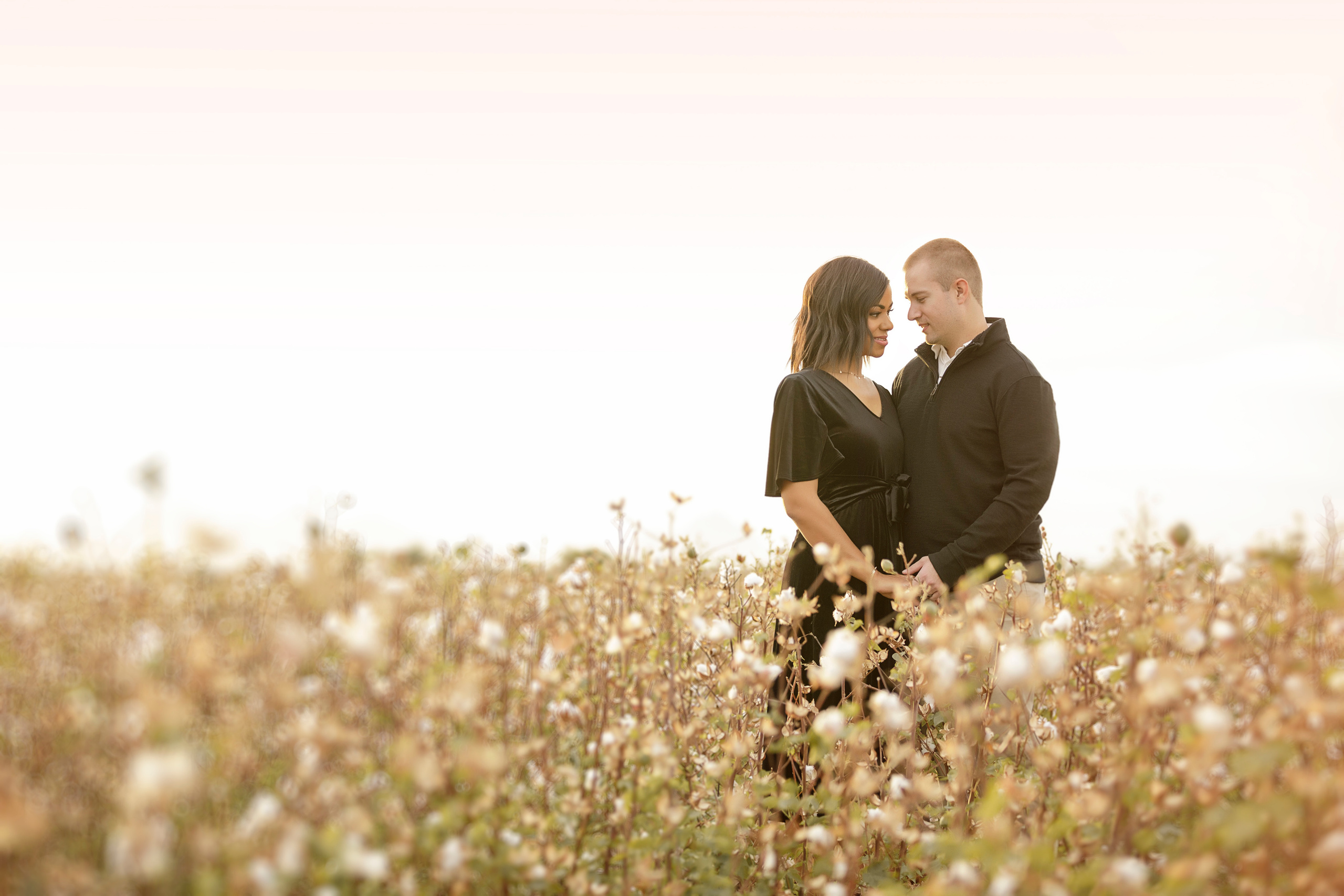 Cotton Field Photosession. Anastasia Post: Wedding and Editorial Photography