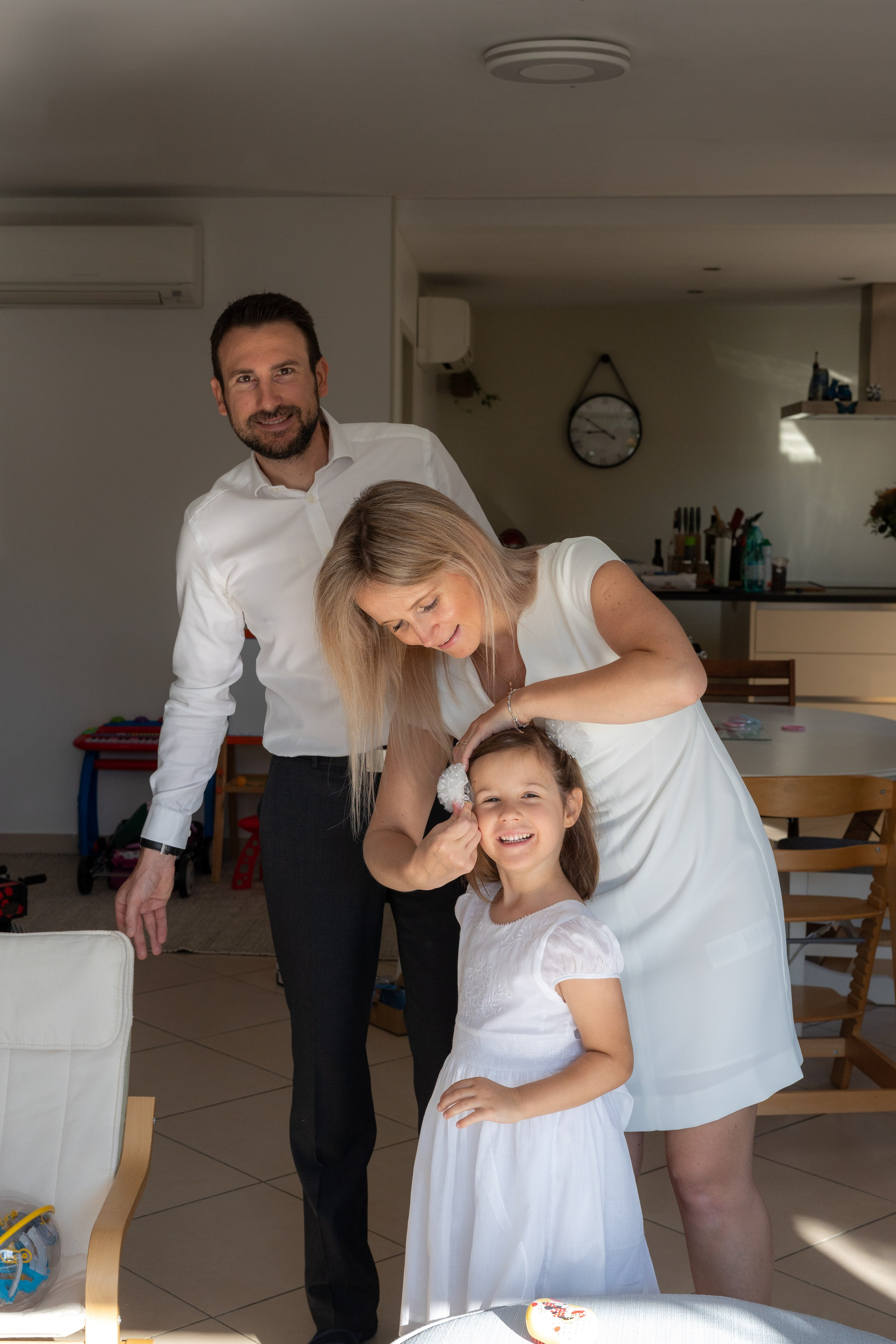 The Baptism of Diana in the Church of Saint-Sernin in Toulouse. Eugénie Smirnova — Photographe à Toulouse et dans le Sud-Ouest