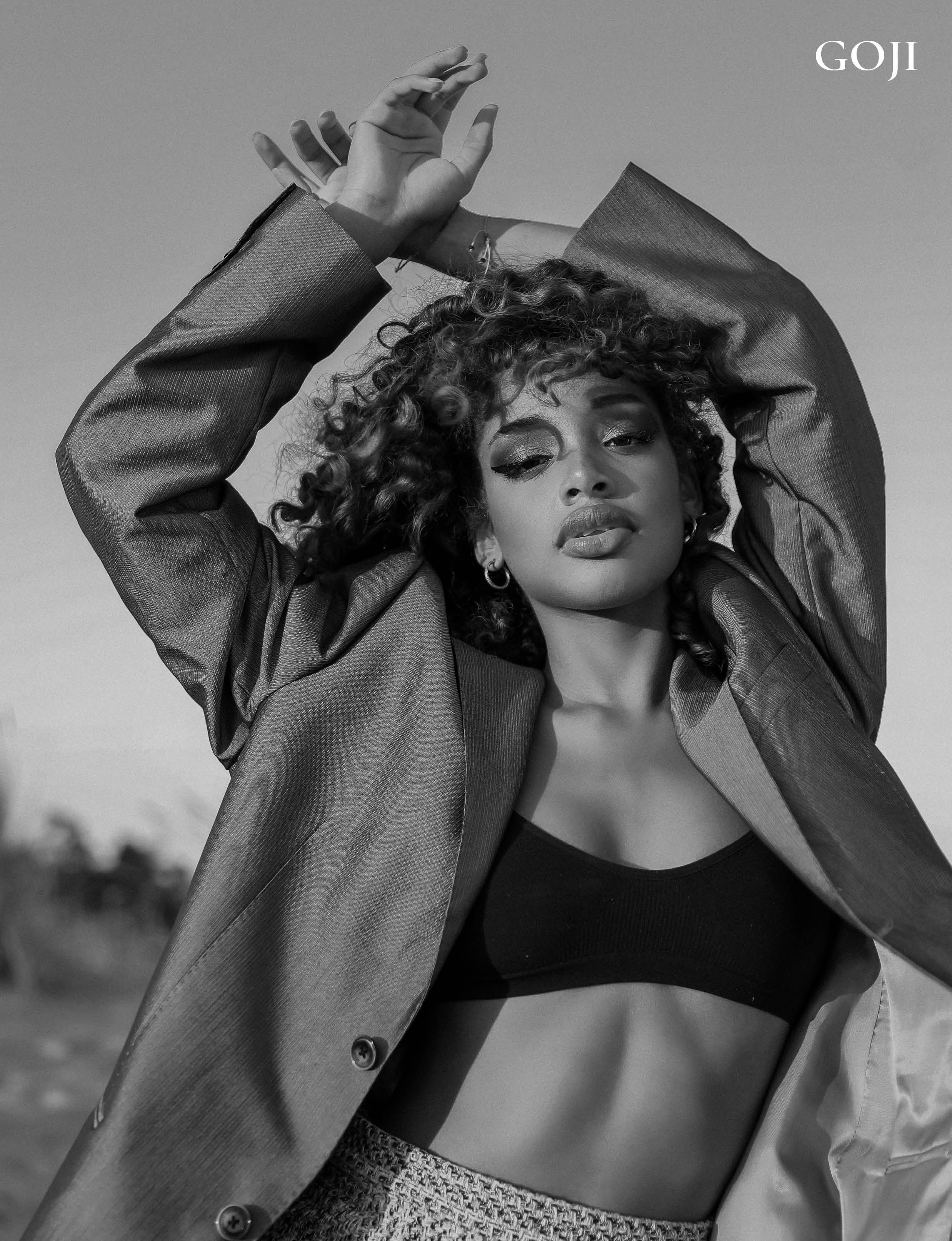 Portrait of Laymita for magazine “GOJI”