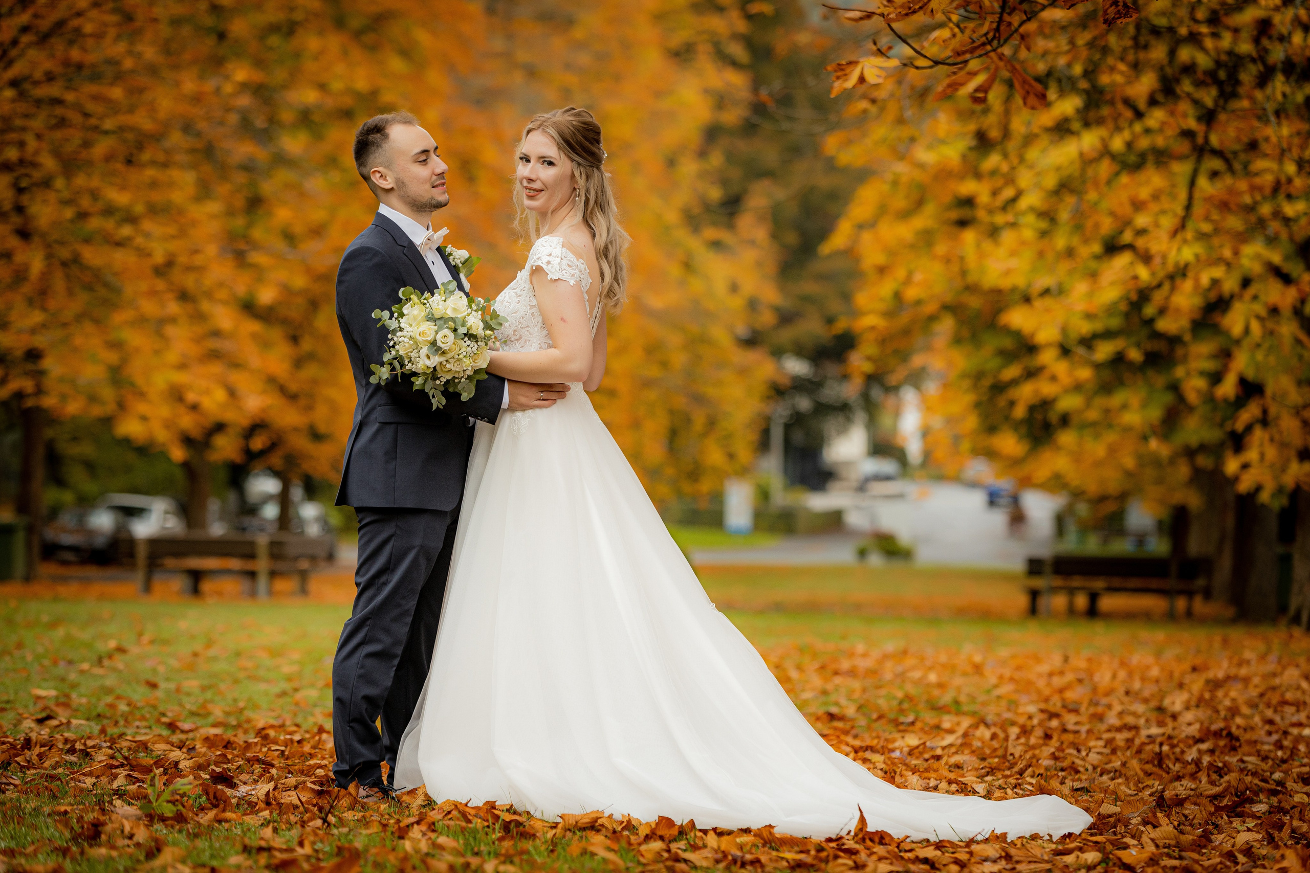 Herbstliche Hochzeit. Фотограф в Германии — Михаэль Барон