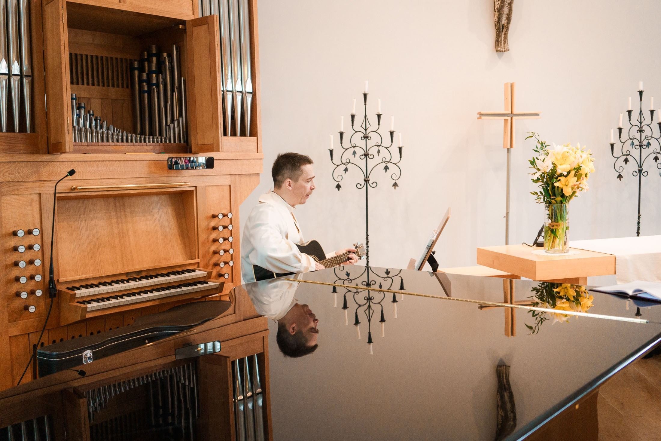 Ristiäisten kuvaus, Huopalahden kirkko