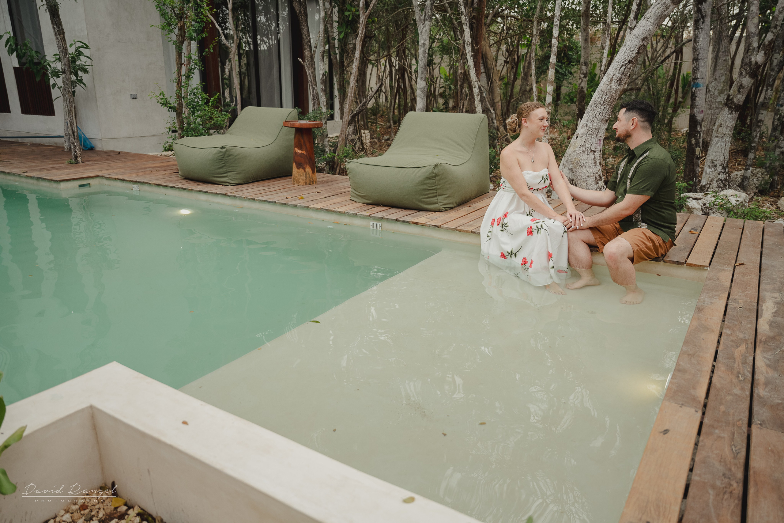 Save the date in Tulum. Destination wedding photographer based in Cancun and Riviera Maya with service worldwide