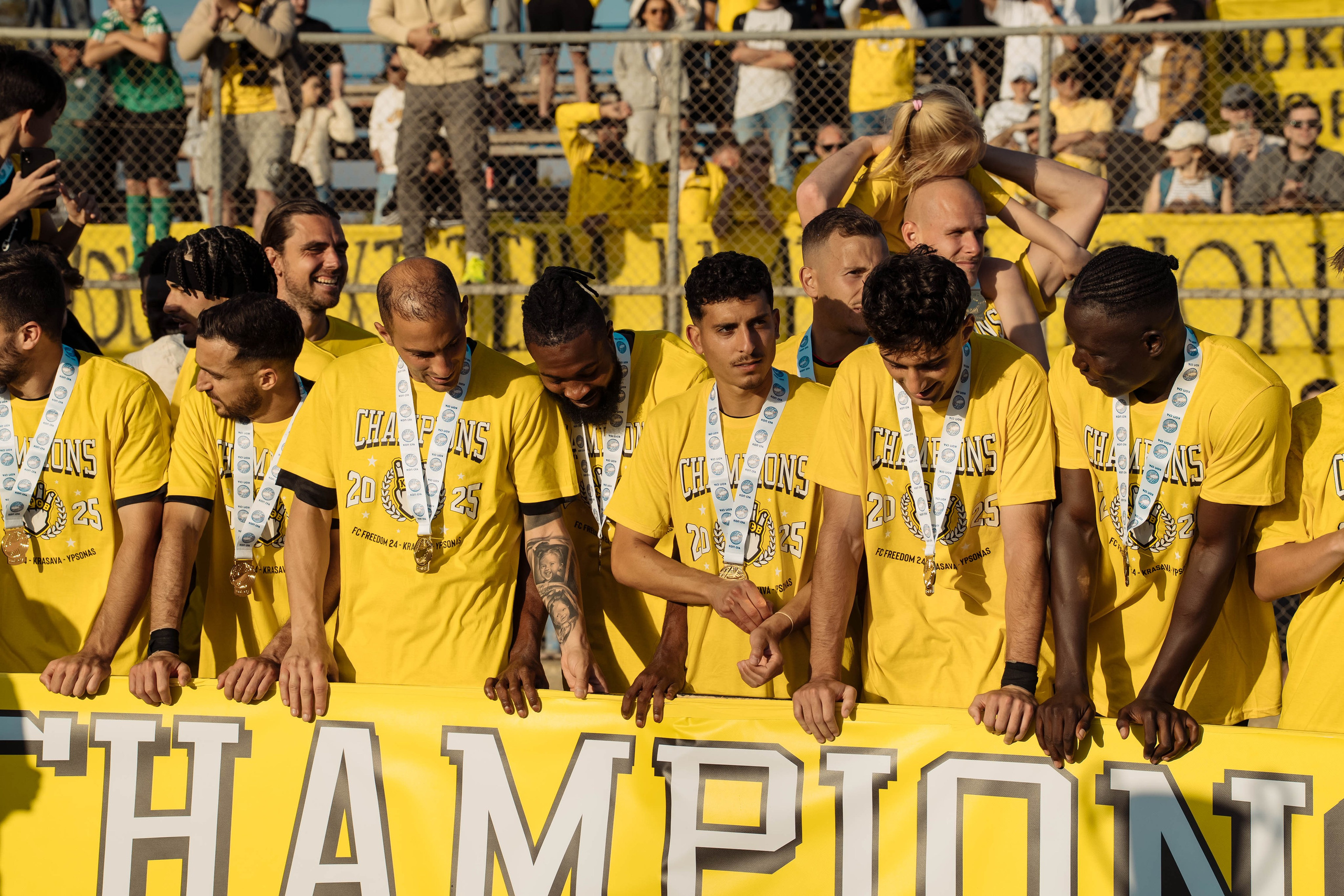Football. Photographer in Cyprus