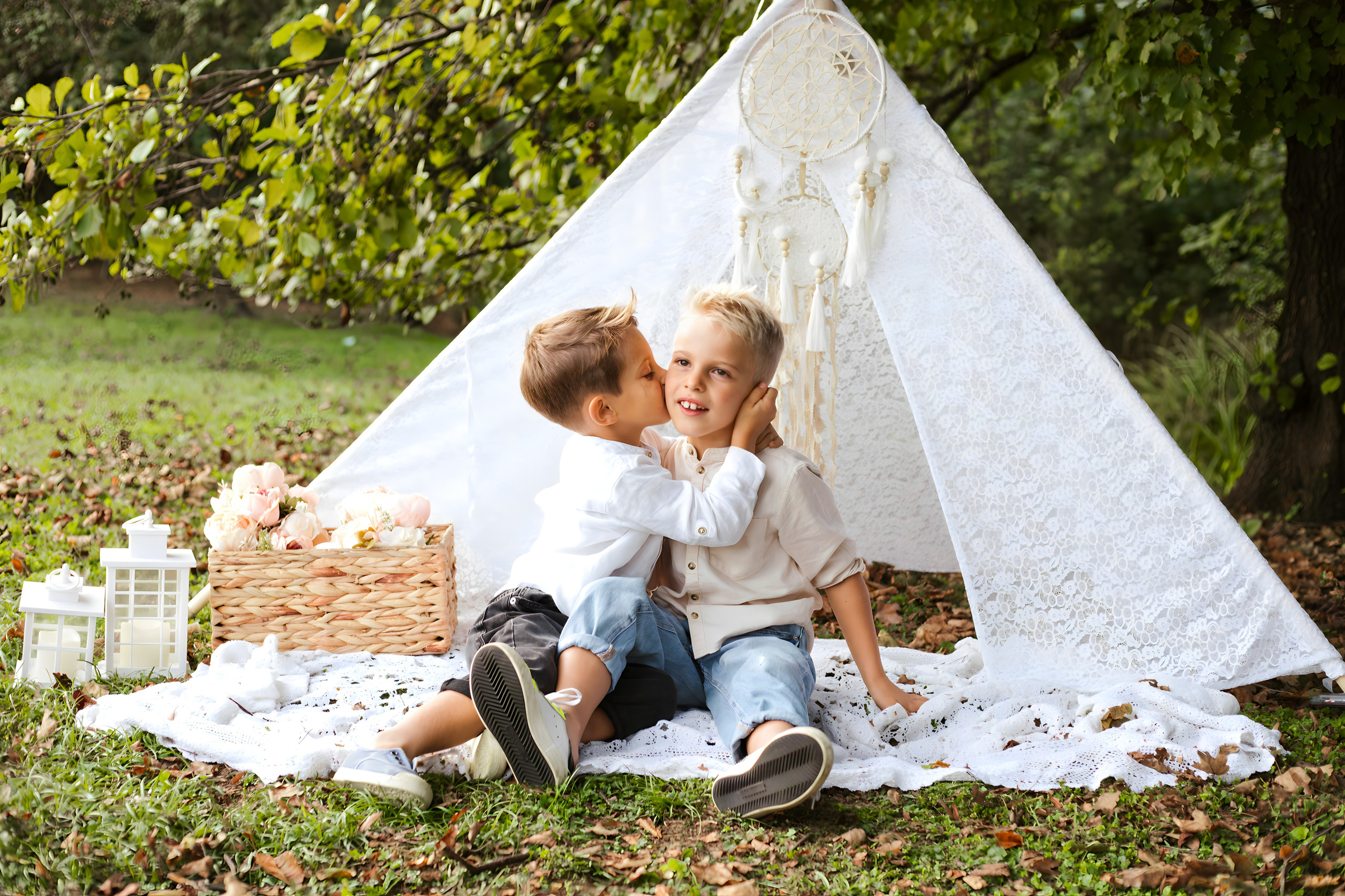 Maggie e la sua bellissima famiglia. Luci e Capricci Photography