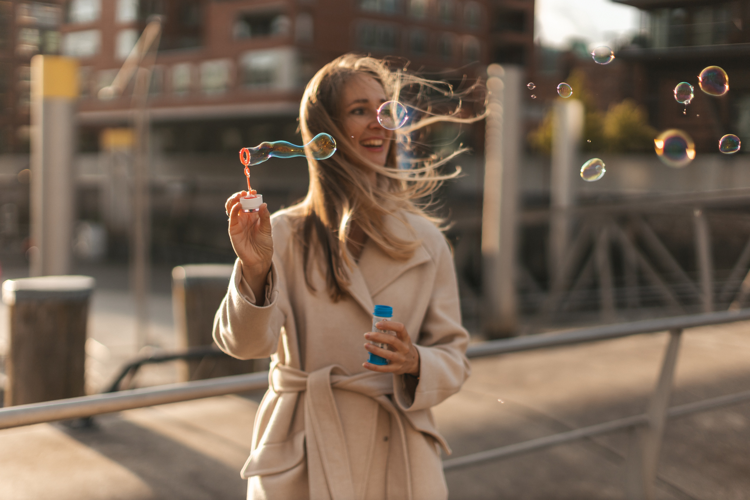 Семейная прогулка в Гамбурге в HafenCity. Фотограф в Германии — Мария Чистякова