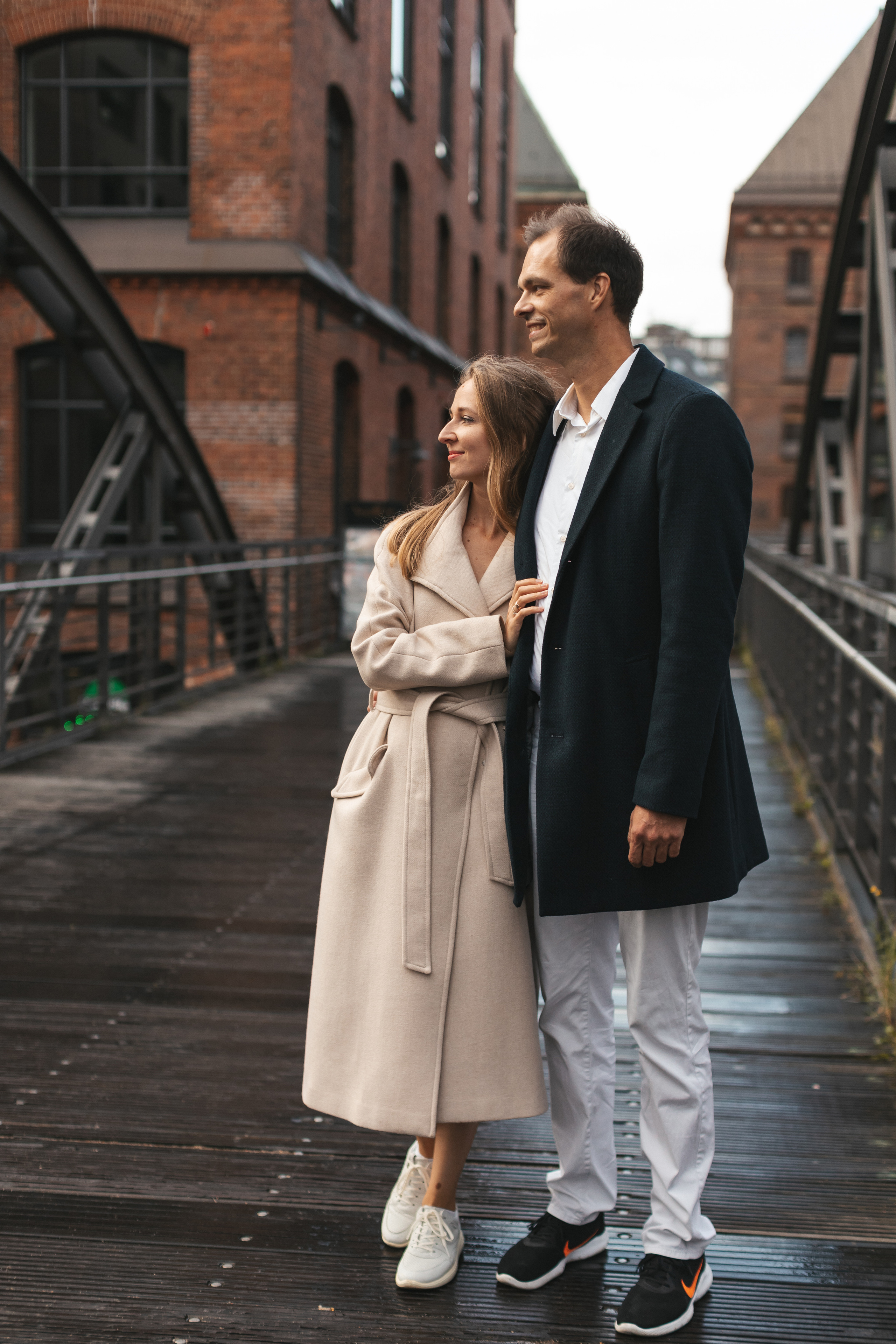 Семейная прогулка в Гамбурге в HafenCity. Фотограф в Германии — Мария Чистякова