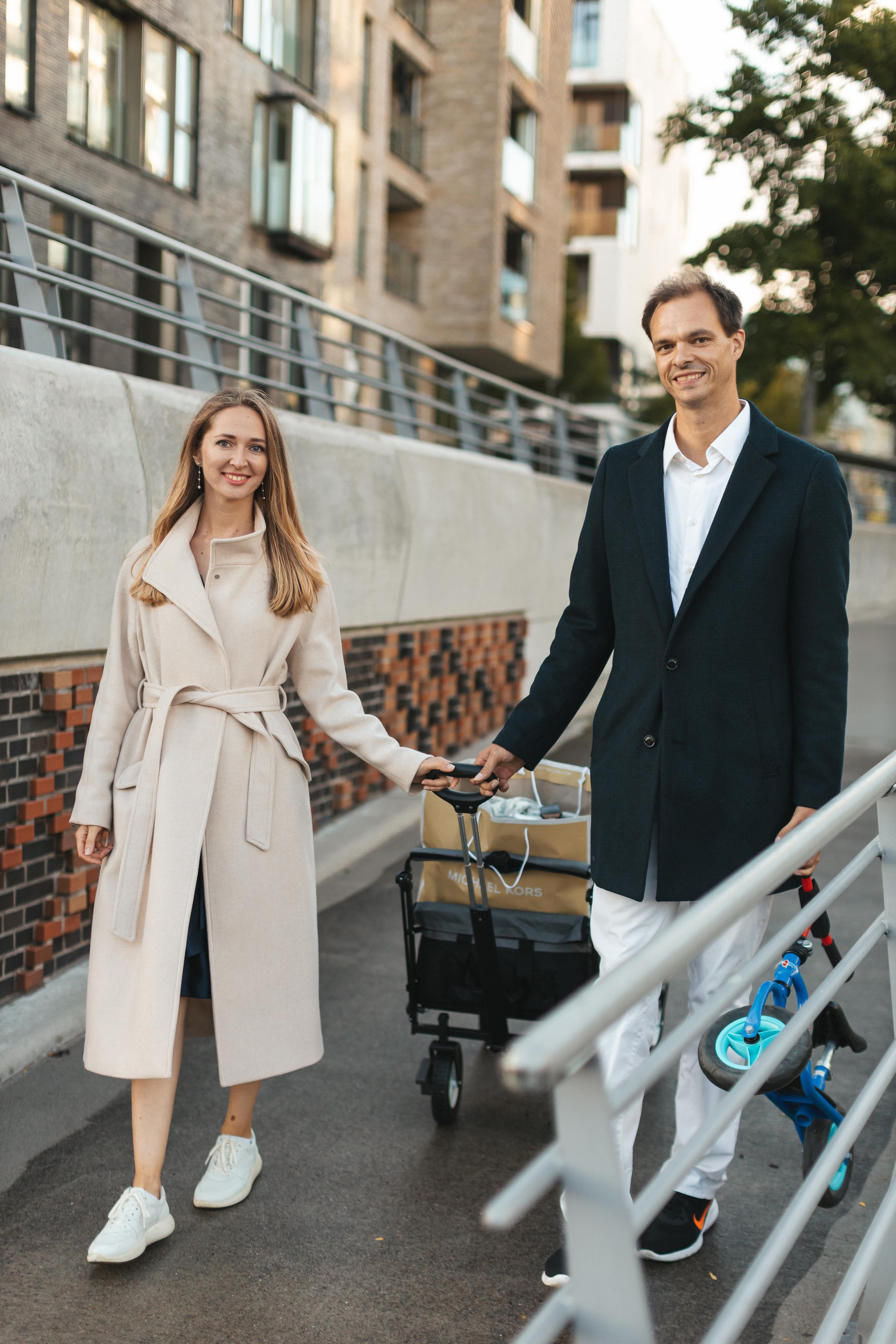 Семейная прогулка в Гамбурге в HafenCity. Фотограф в Германии — Мария Чистякова