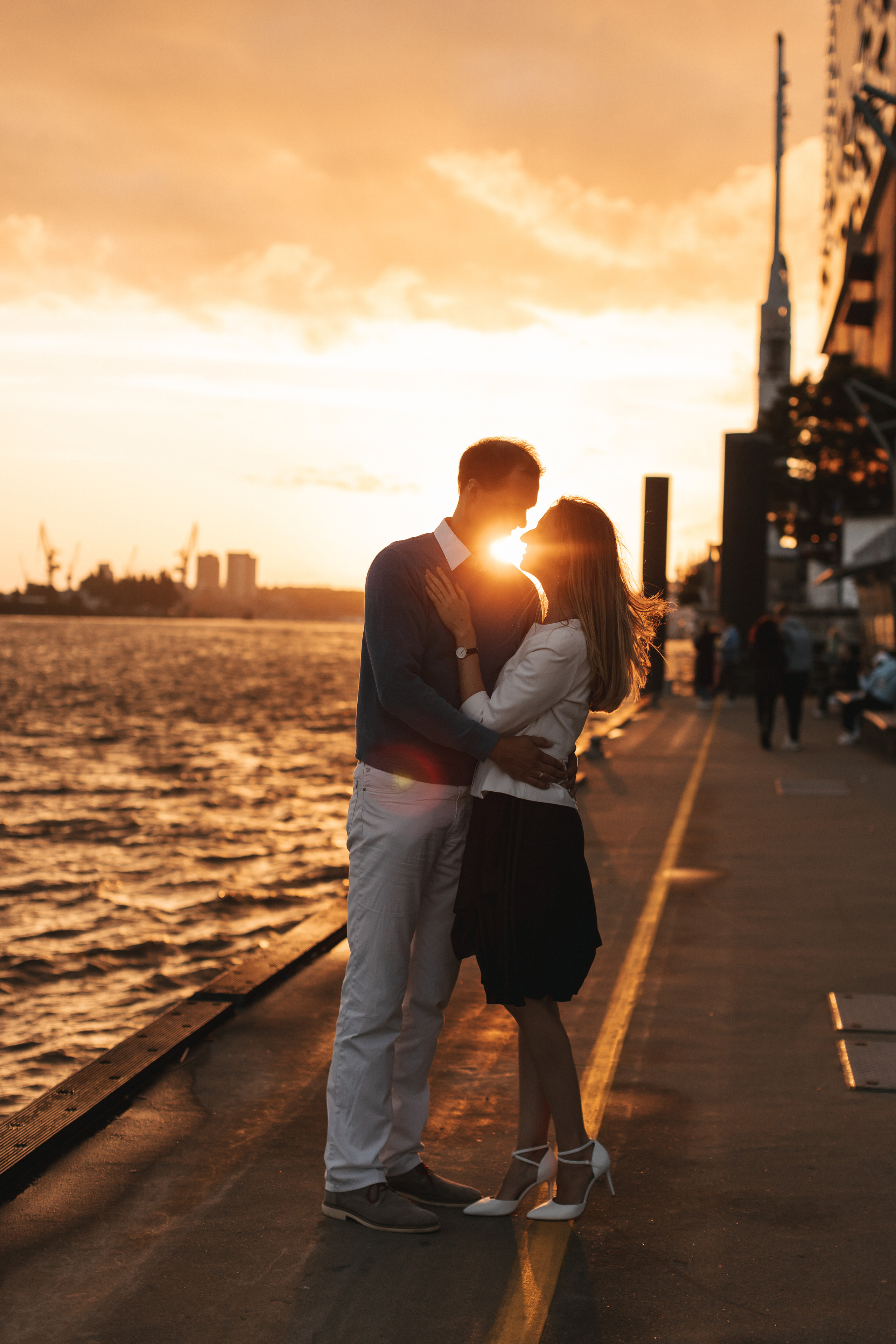 Семейная прогулка в Гамбурге в HafenCity. Фотограф в Германии — Мария Чистякова