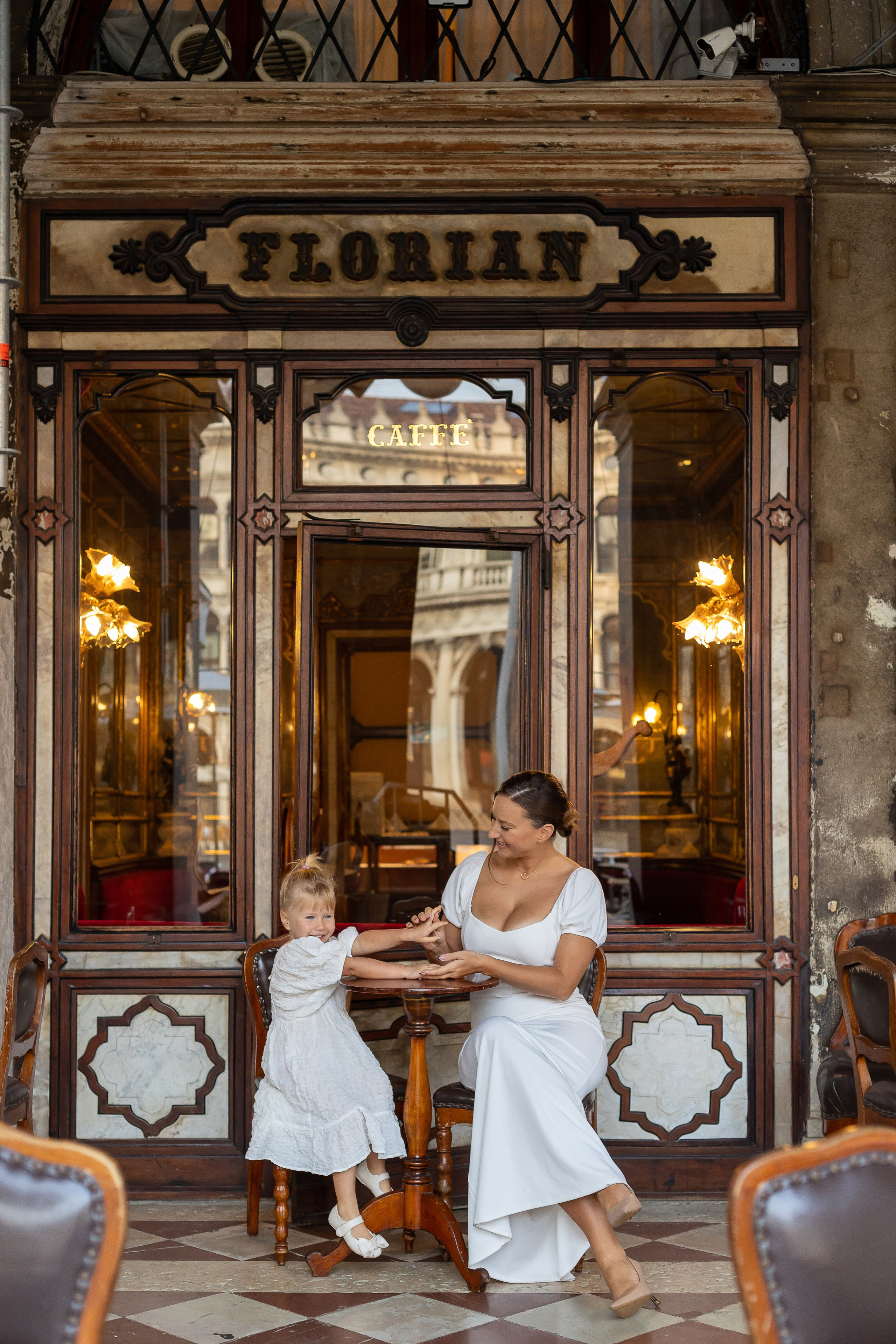 Emi and family at sunset