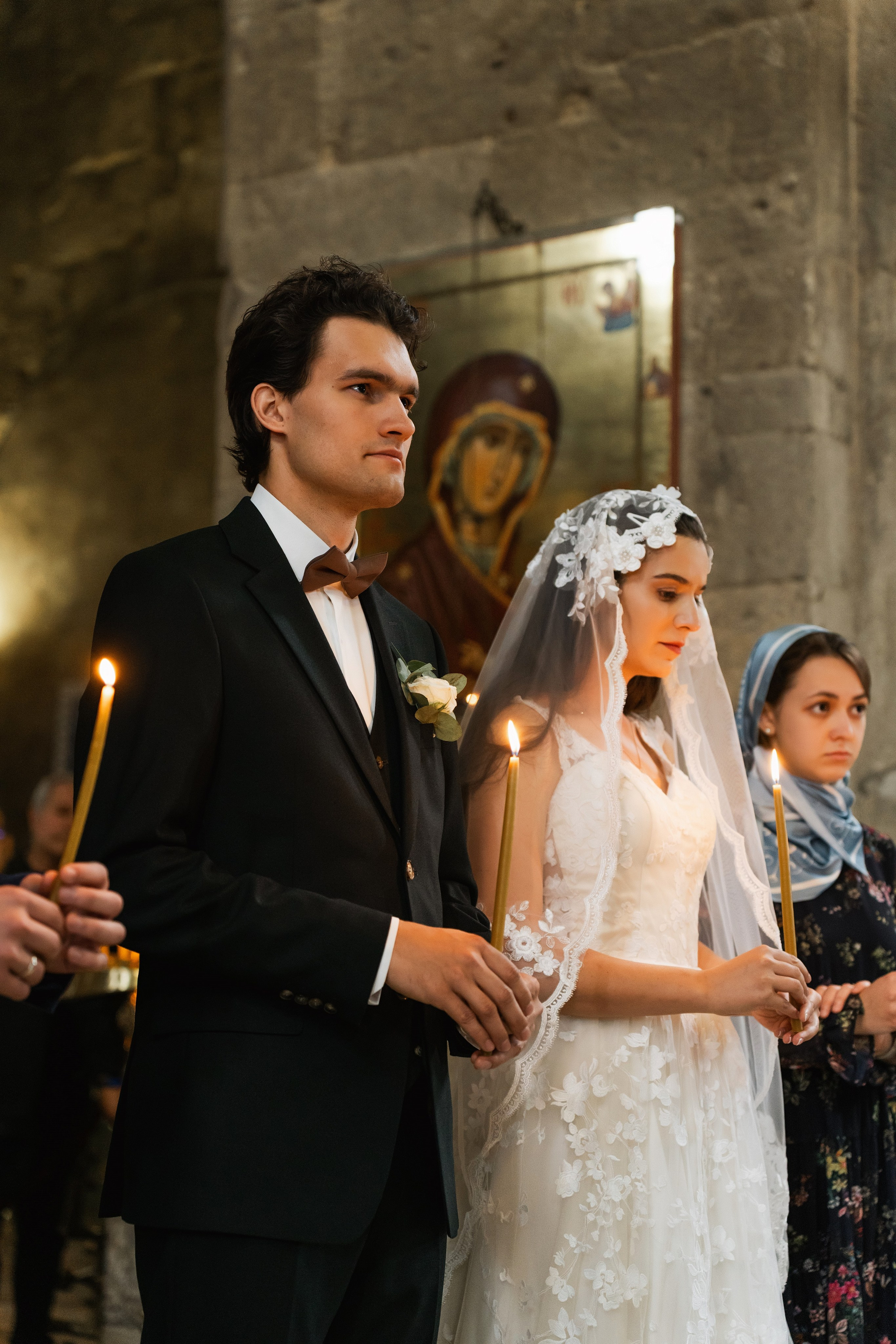 Church wedding in Mtskheta. Wedding Photographers and Film Maker in Georgia, Armenia Maks Kovalenko and Lara Tatosyan