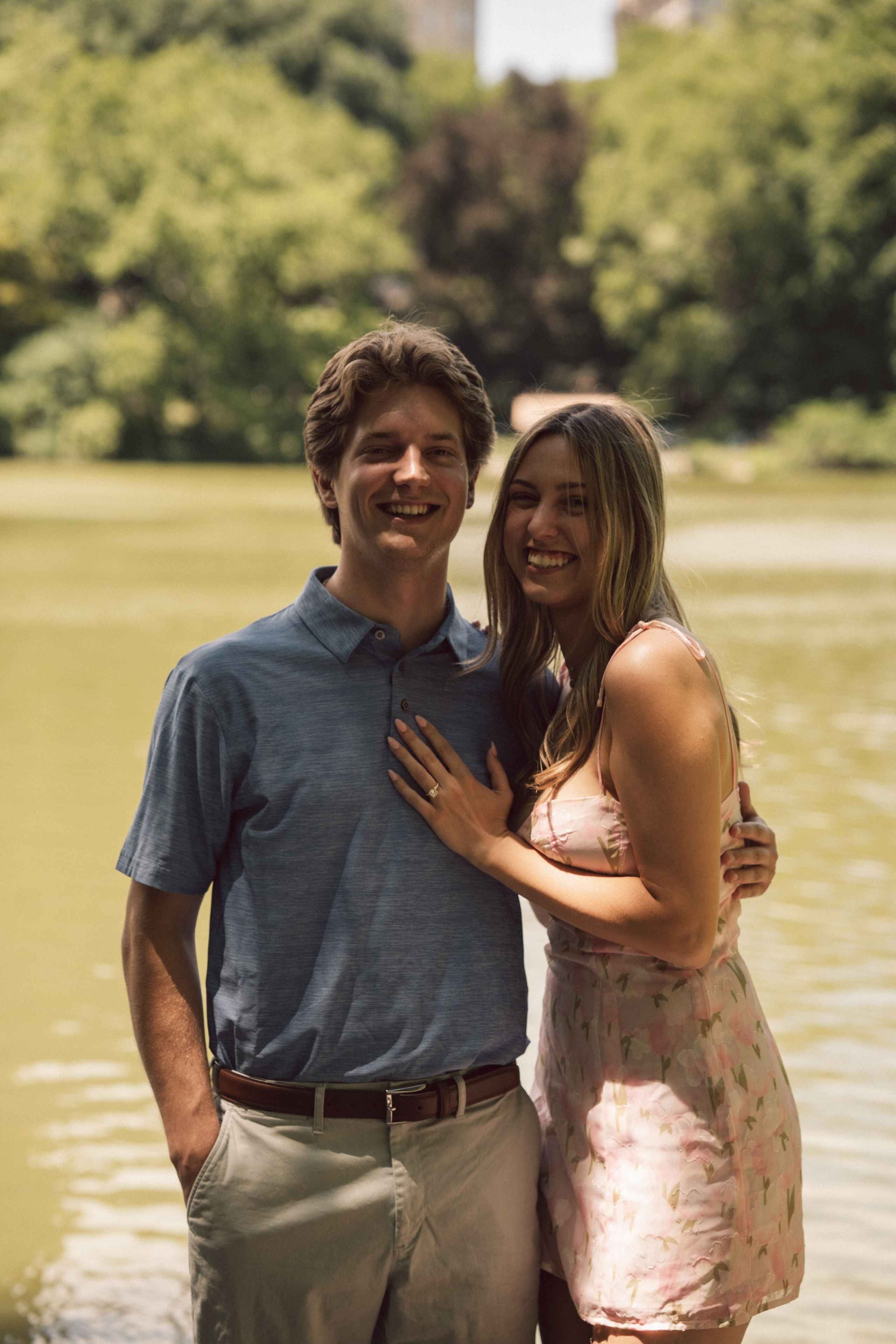 Surprise proposal Central Park. New York + destination photographer