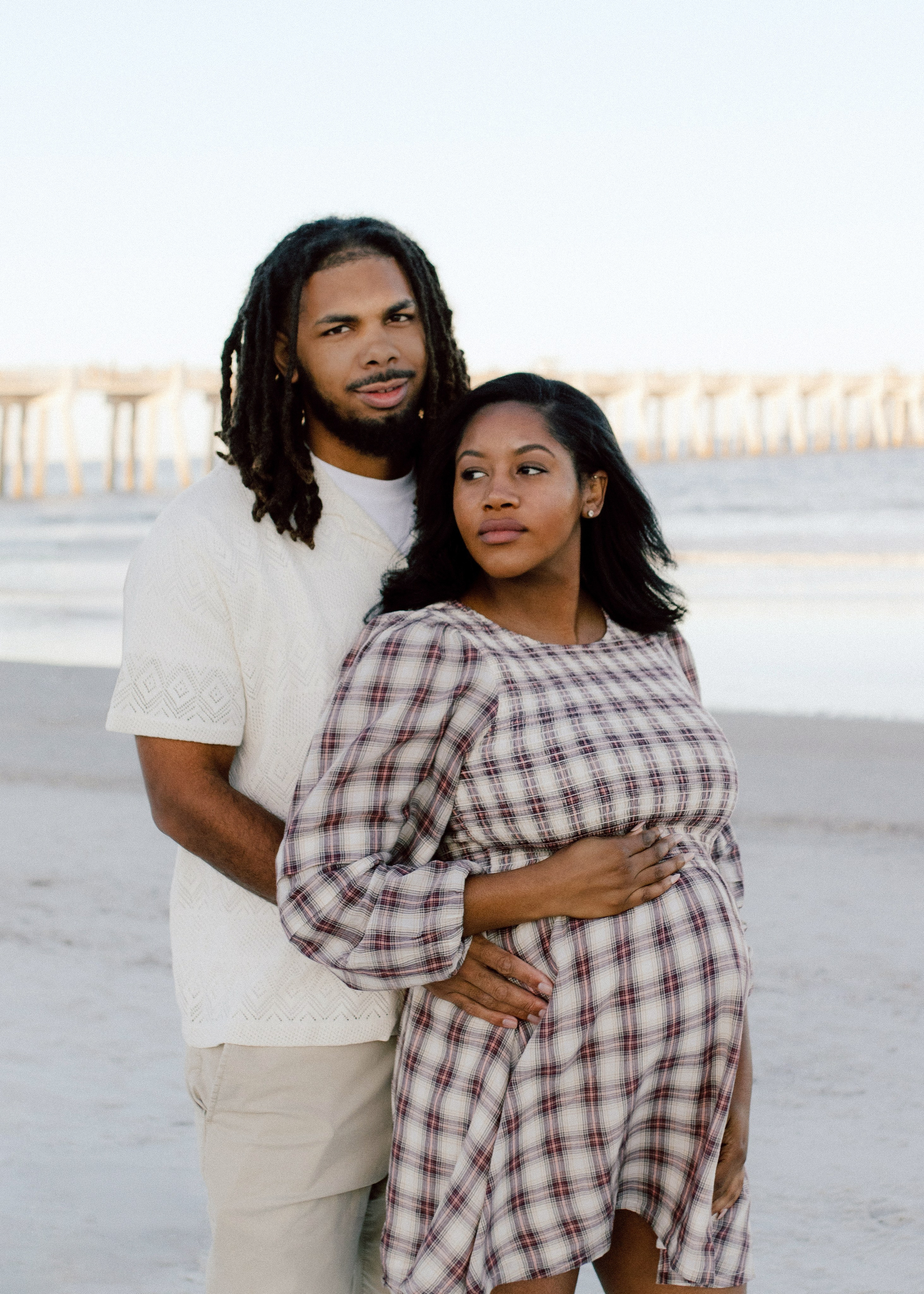 Christy’s Maternity at Jacksonville Beach. Portrait and couples photographer in Florida, Valeriia Honcharova