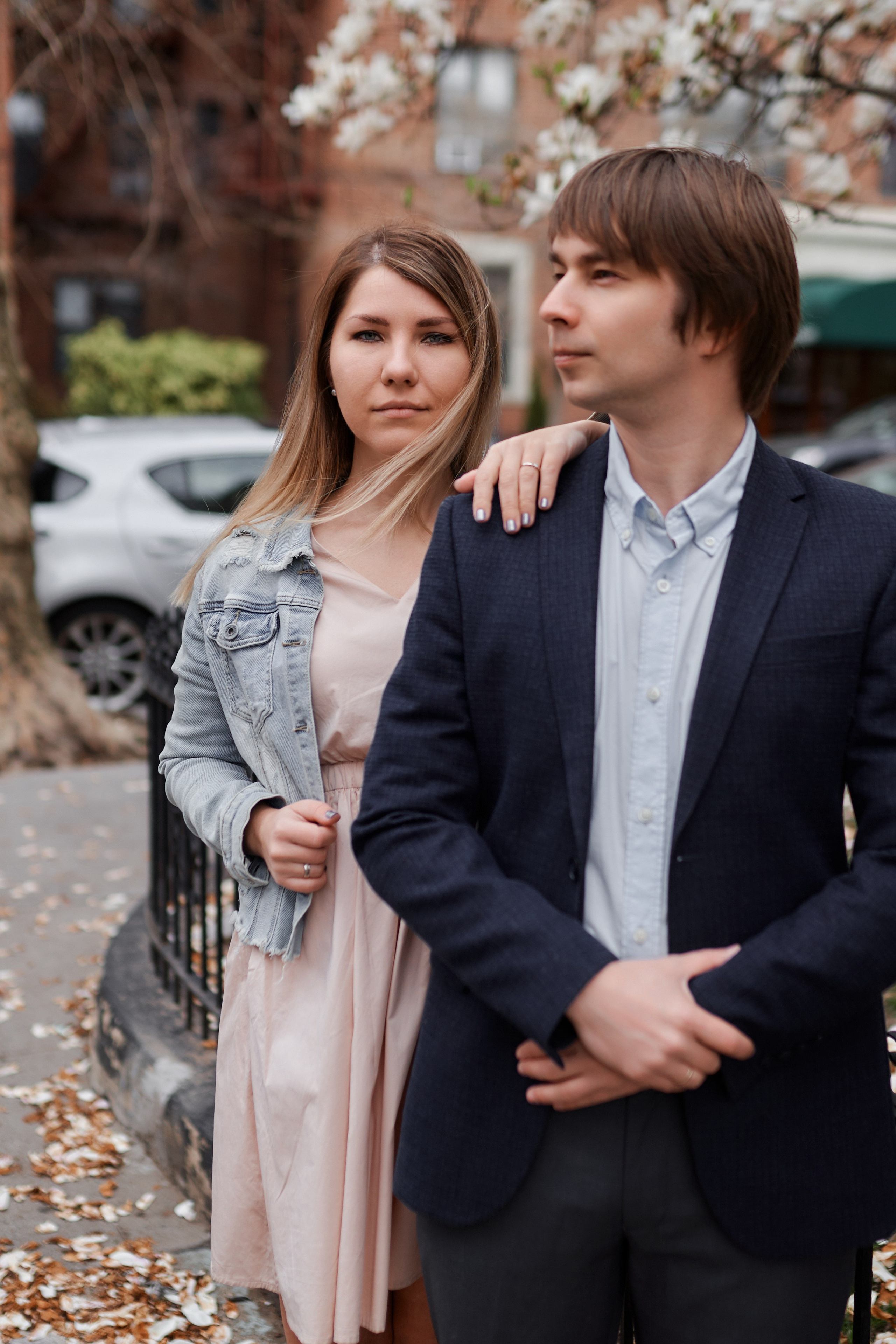 Engagement photo shoot NYC. Professional Wedding and event photographer USA New York