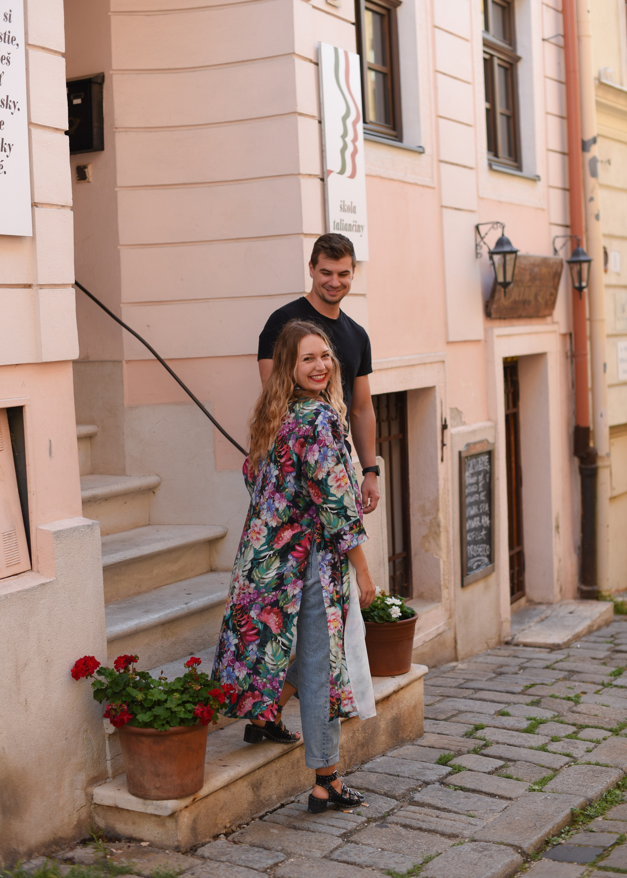 Phillip & Michaela in Bratislava. Photo Vienna and Bratislava