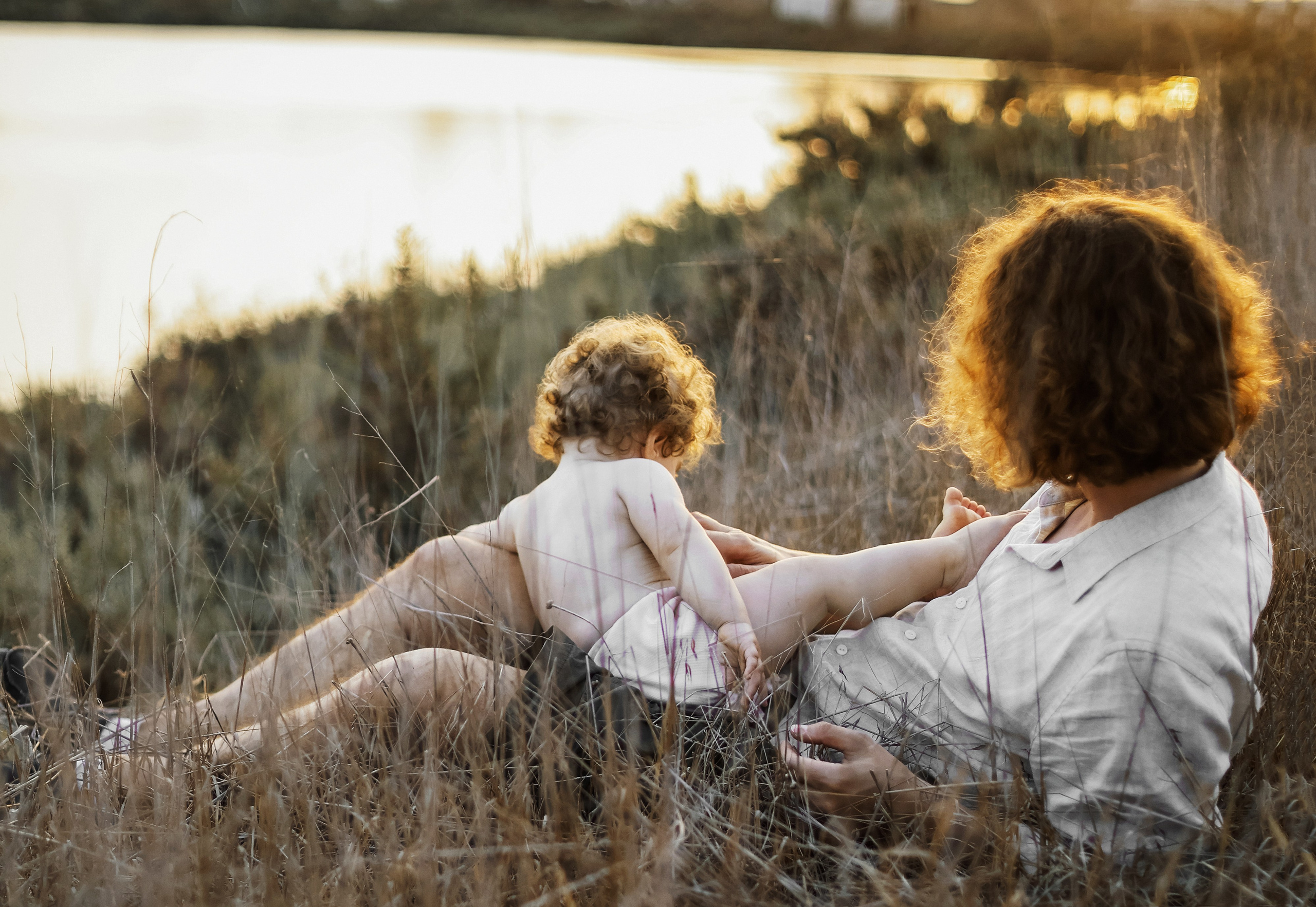 Little curls in Atlit. Family photographer in Israel