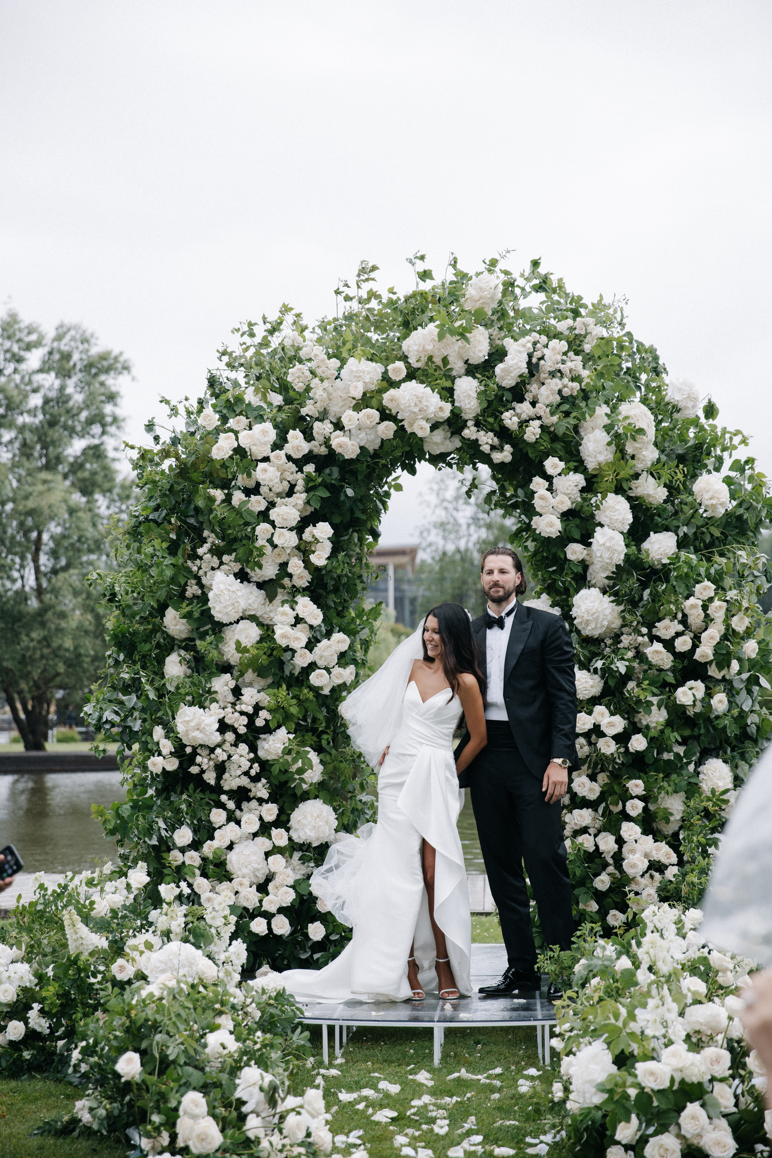 Angelina and Andrew’s Hockey-Themed Outdoor Wedding. Wedding photographer and videographer New York | New Jersey